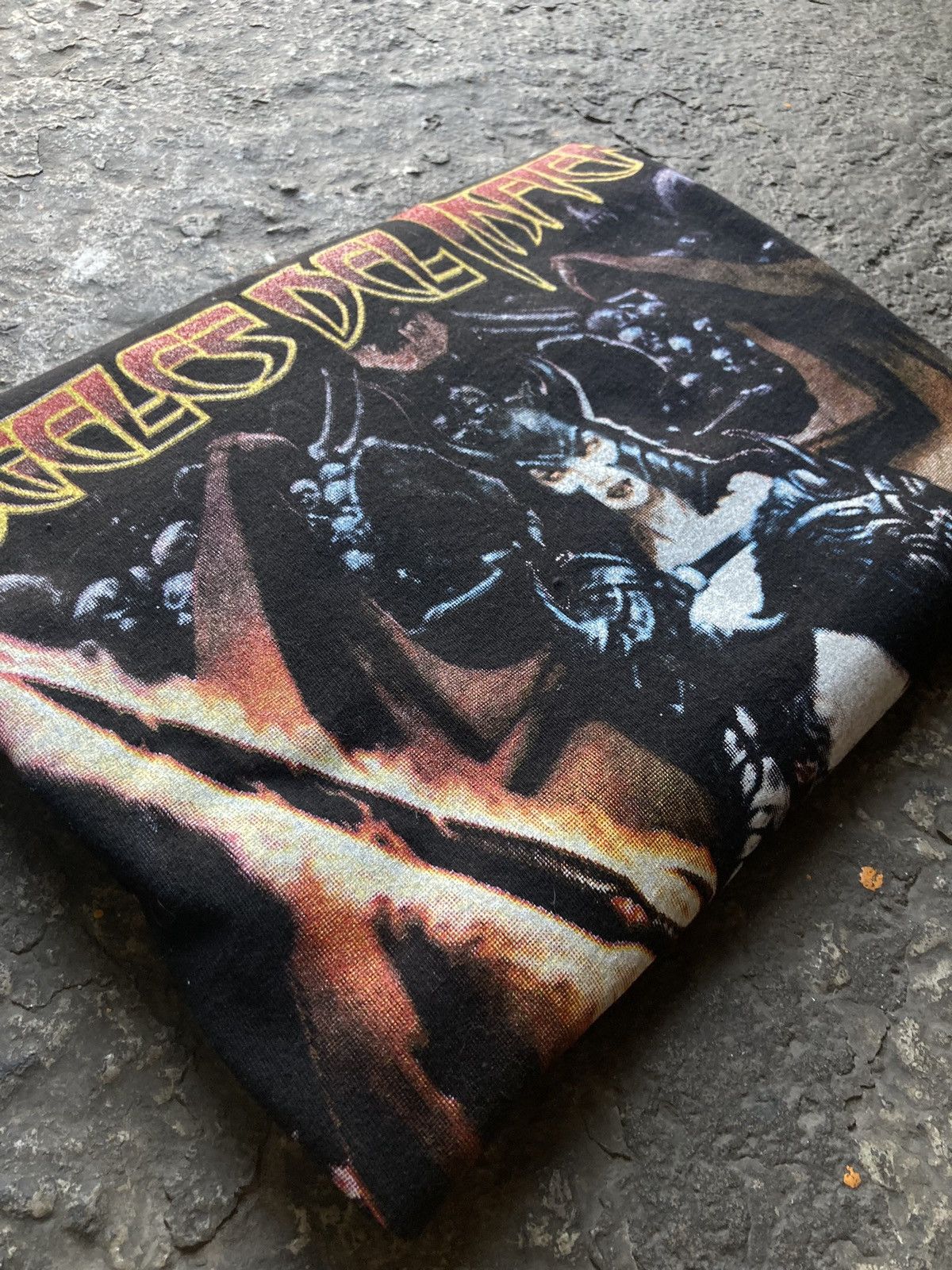 Band Tees × Vintage Vintage 90s Ángeles Del Infierno Mexican Bootleg Band Tee Size US XL / EU 56 / 4 - 15 Thumbnail