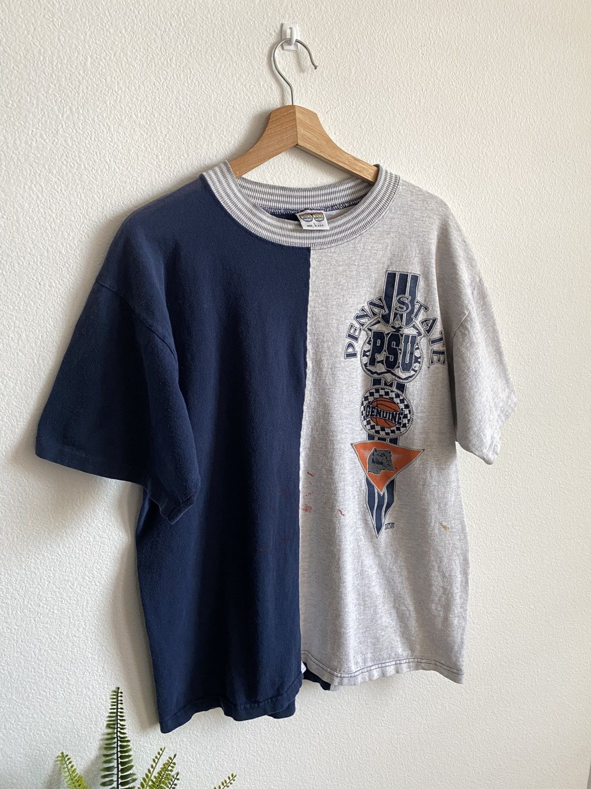 Vintage Vintage 90s Penn State Single Stitch Tee Size US L / EU 52-54 / 3 - 3 Thumbnail