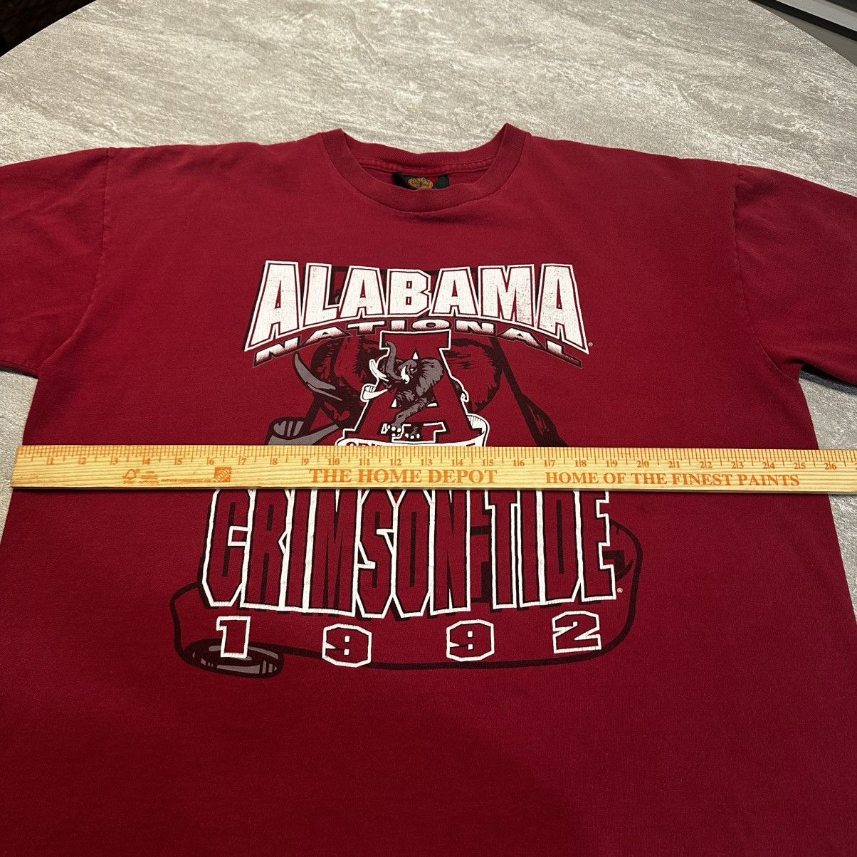 Vintage Vintage 90s 1992 Alabama Football National Champions Shirt Size US XL / EU 56 / 4 - 6 Thumbnail