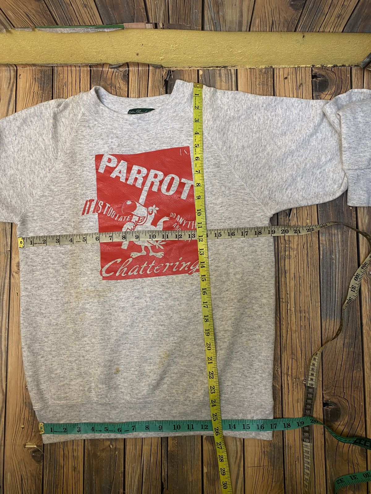 Alexander Julian × Vintage Vintage pearl parrot chattering crewneck sweatshirt Size US S / EU 44-46 / 1 - 13 Thumbnail