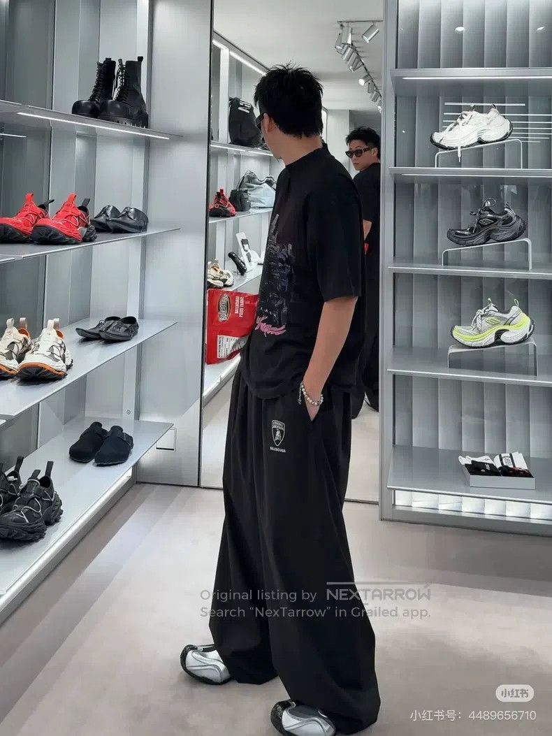 Balenciaga Balenciaga Lamborghini Collab Windbreaker Pants Size US 30 / EU 46 - 6 Thumbnail