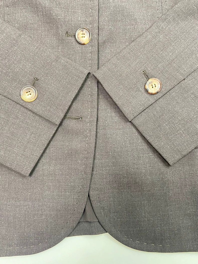 Loro Piana LORO PIANA Full wool suit with single-breasted vest Size XL / US 12-14 / IT 48-50 - 5 Thumbnail