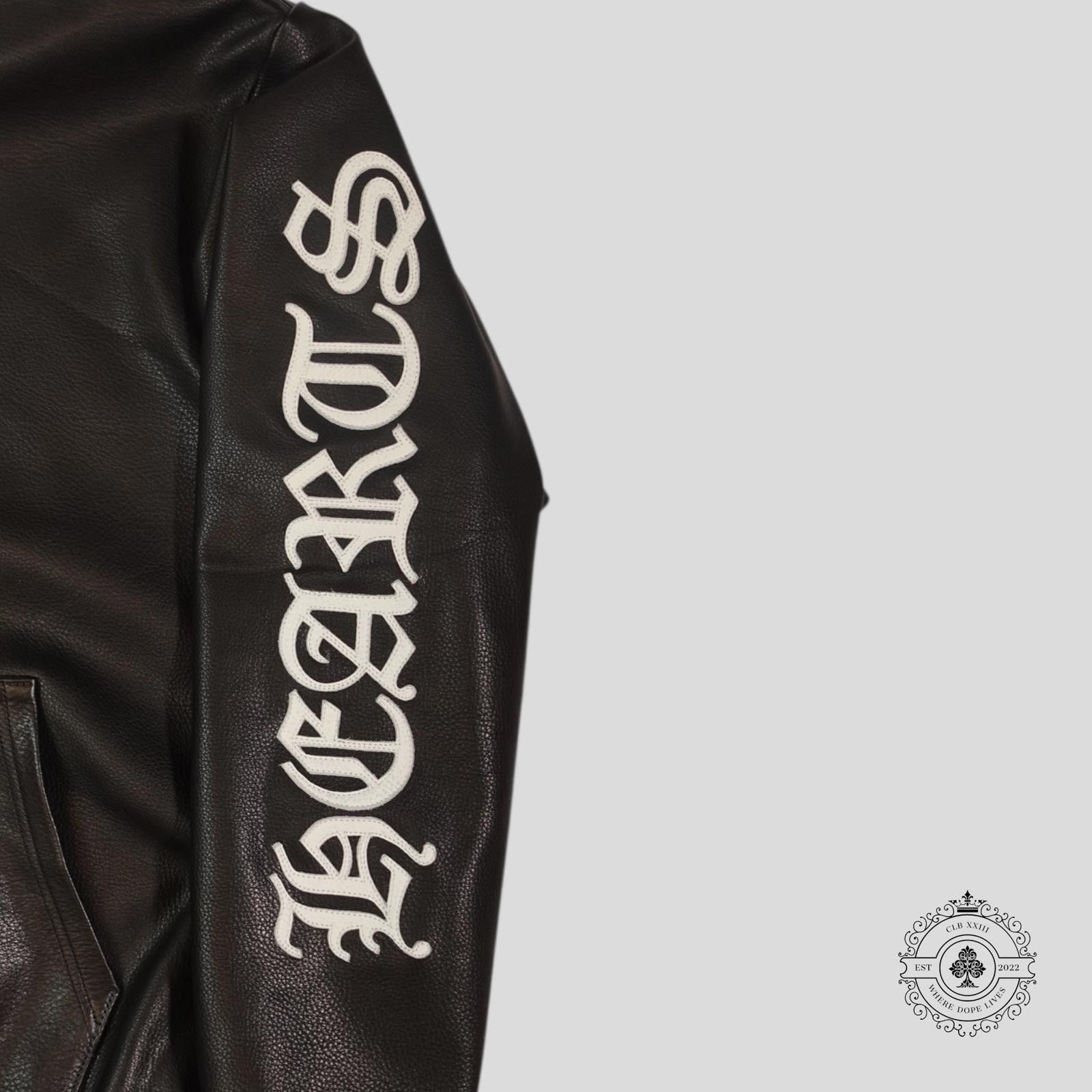 Chrome Hearts Chrome Hearts Leather Zip Up Hoodie in Black - XX-Large Size US XXL / EU 58 / 5 - 3 Thumbnail