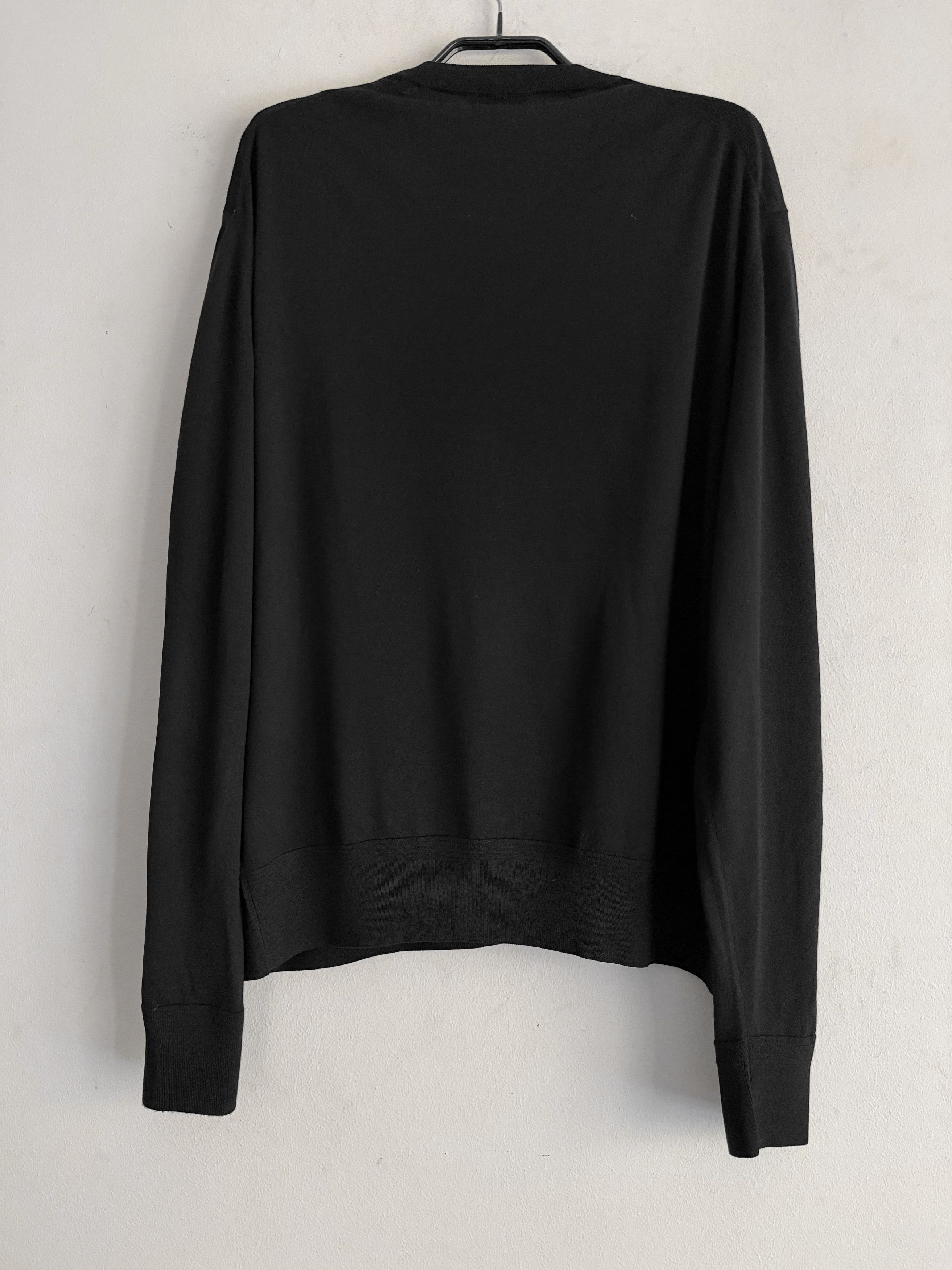 Tom Ford Black Virgin Wool Knit Sweater Size US XXL / EU 58 / 5 - 2 Thumbnail