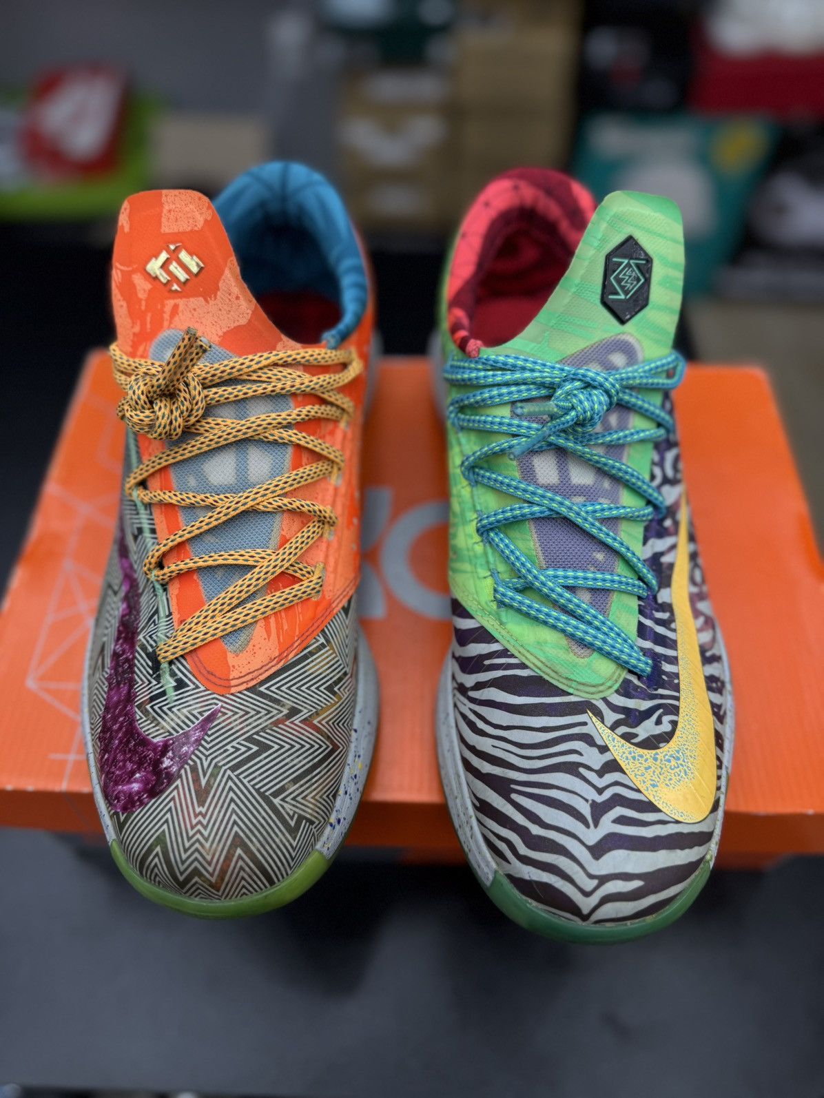 Nike Nike KD 6 “What The” 2013 (669809-500) Size 11 RARE Size US 11 / EU 44 - 4 Thumbnail