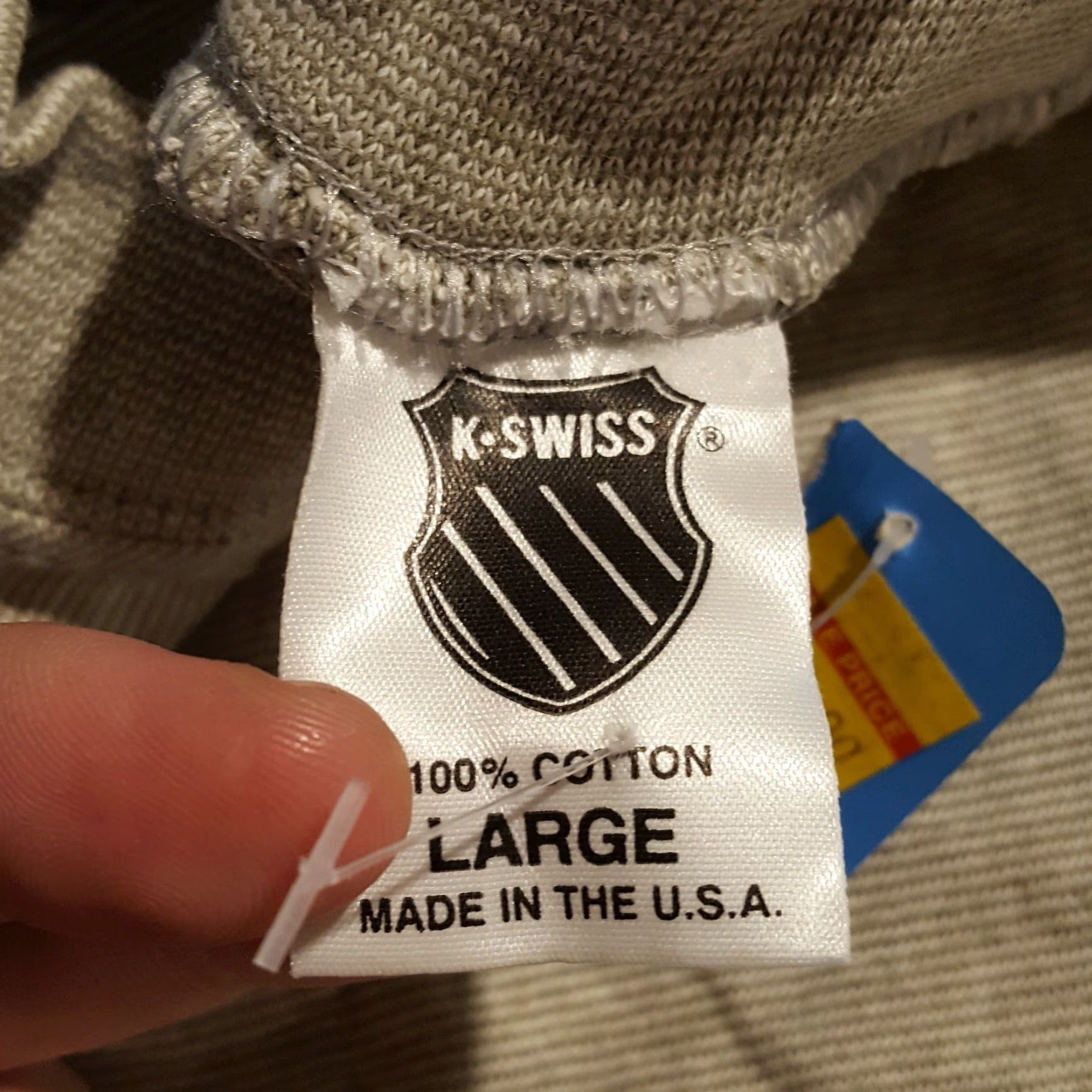 K-Swiss VINTAGE K-Swiss Sports Men Shirt XS? Size US L / EU 52-54 / 3 - 5 Thumbnail