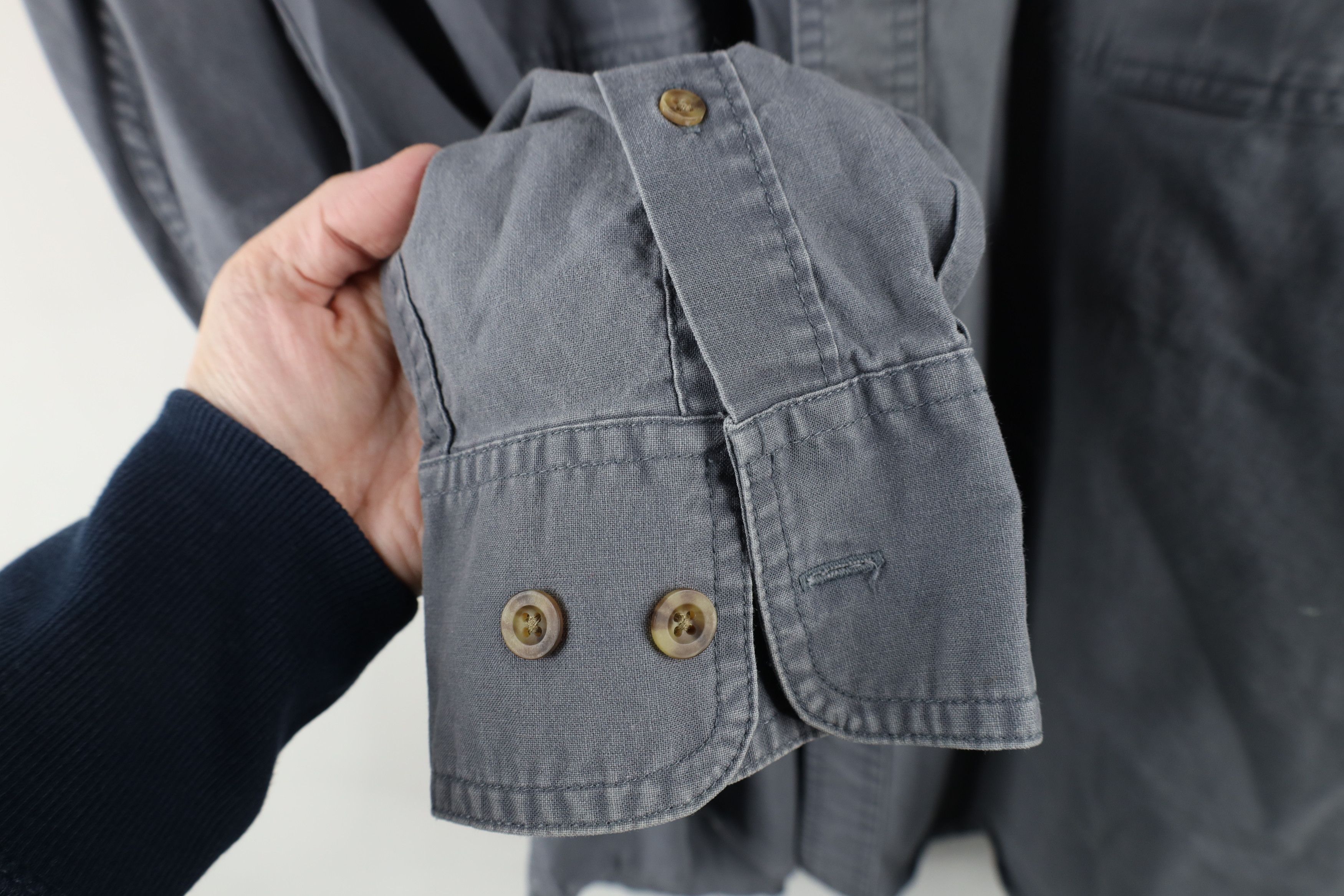 Cabelas × Vintage Vintage Cabelas Elbow Patch Soft Canvas Twill Button Shirt Size US XL / EU 56 / 4 - 8 Thumbnail