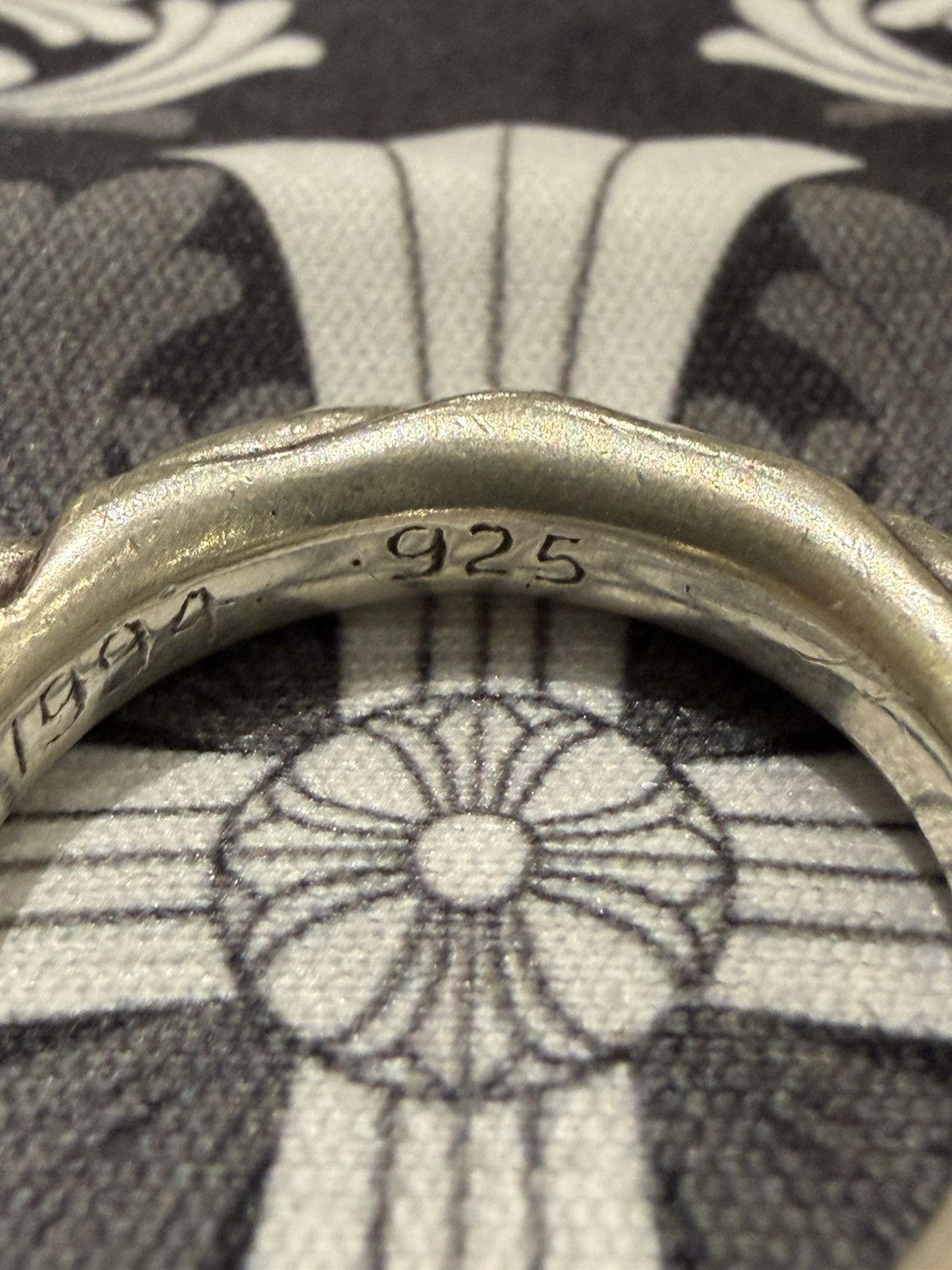 Chrome Hearts Chrome Hearts Scroll Band Ring Size ONE SIZE - 6 Thumbnail