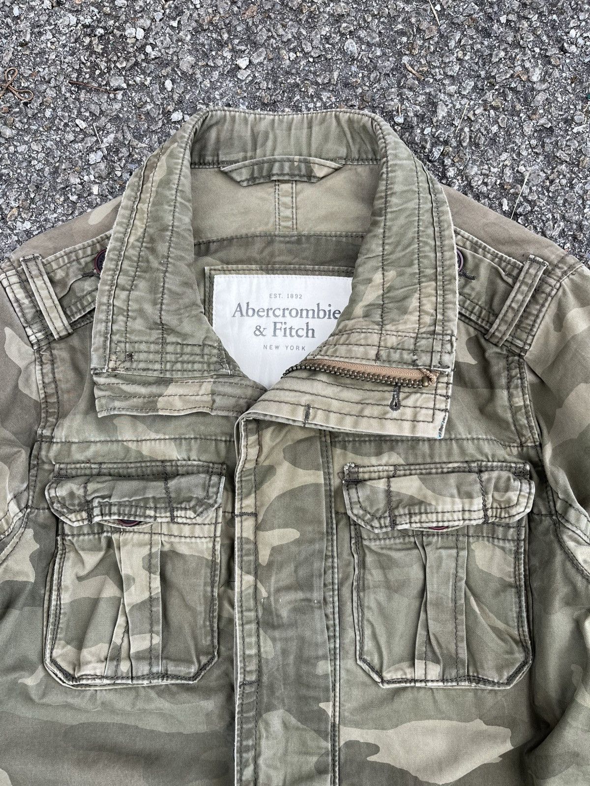 GOA Abercrombie & Fitch Camo Heavy Jacket Military Style M65 Size US S / EU 44-46 / 1 - 3 Thumbnail