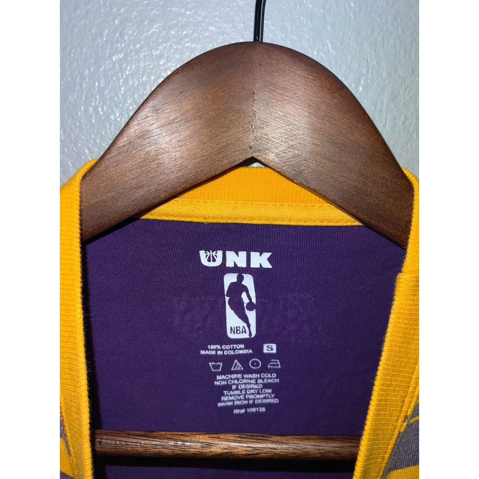 NBA Los Angeles Lakers Shirt NBA Unk Purple Yellow Basketball S Size US S / EU 44-46 / 1 - 5 Thumbnail