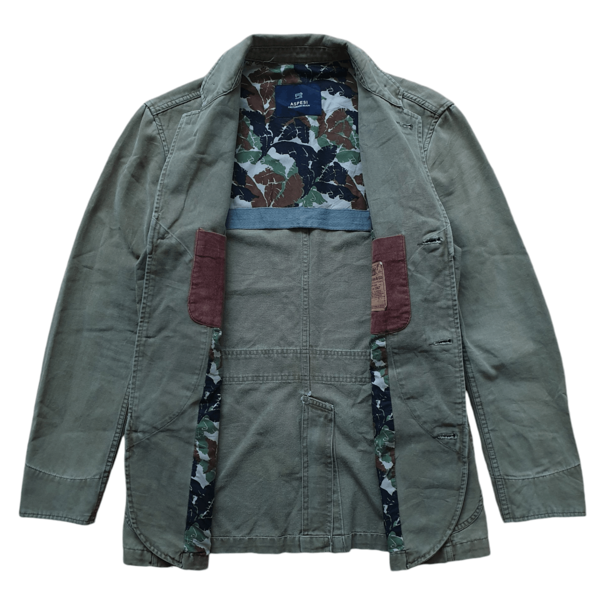 Aspesi Aspesi Amsterdam Blauw Chore Coat Jacket Size US S / EU 44-46 / 1 - 1 Thumbnail