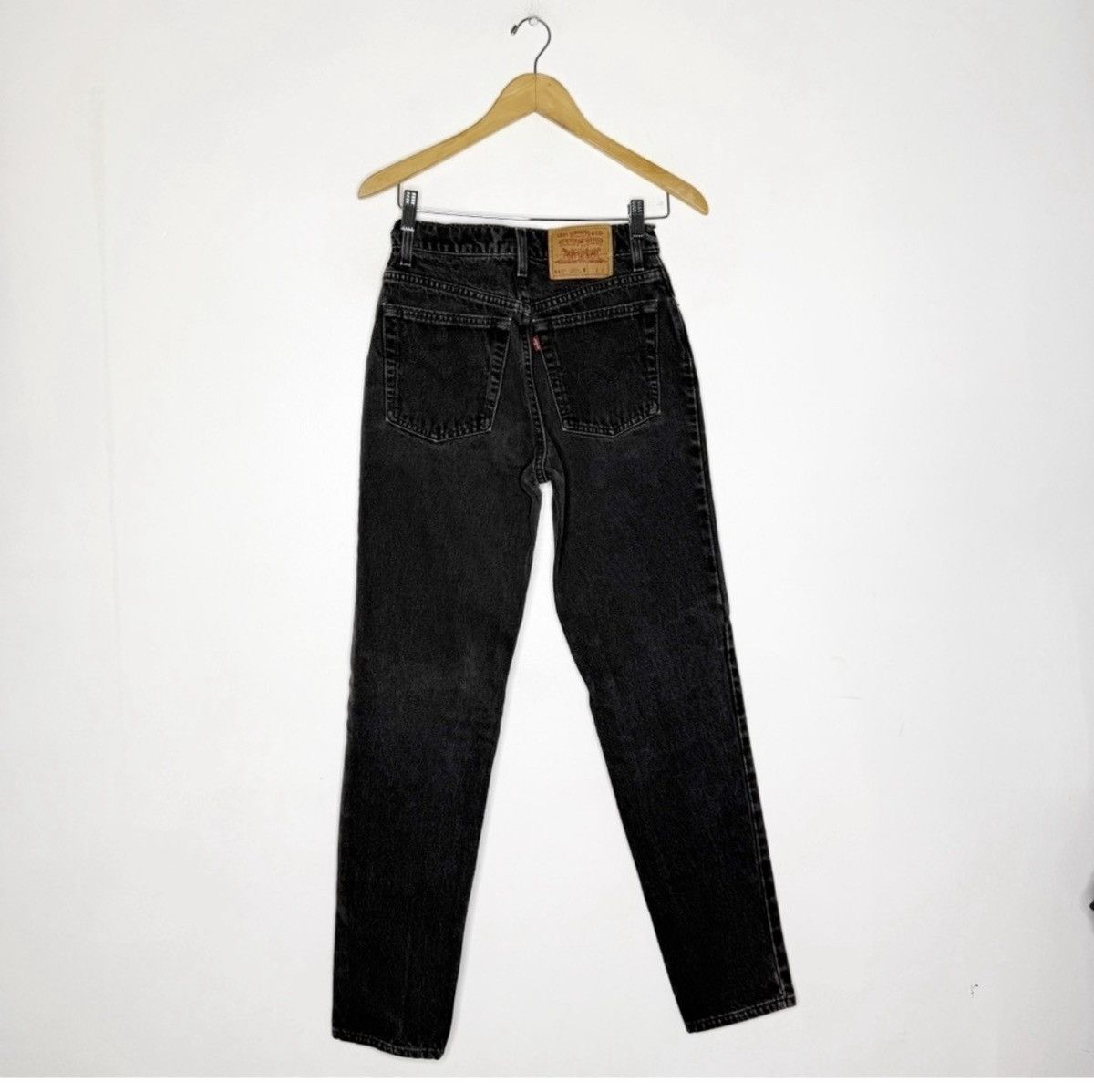 Levi's Levi’s Black 512 Slim Fit Taper Vintage Jeans 1990’s Size 9 Size 26" / US 2 / IT 38 - 2 Thumbnail