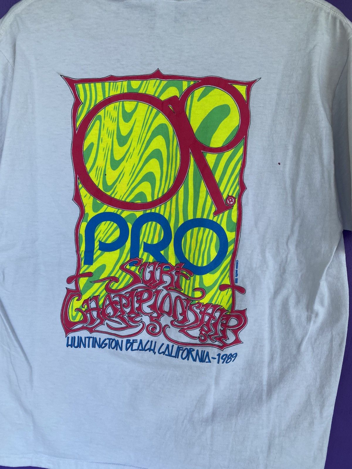 Ocean Pacific Vintage 1989 OP surfing championship competitor tee Size US L / EU 52-54 / 3 - 3 Thumbnail