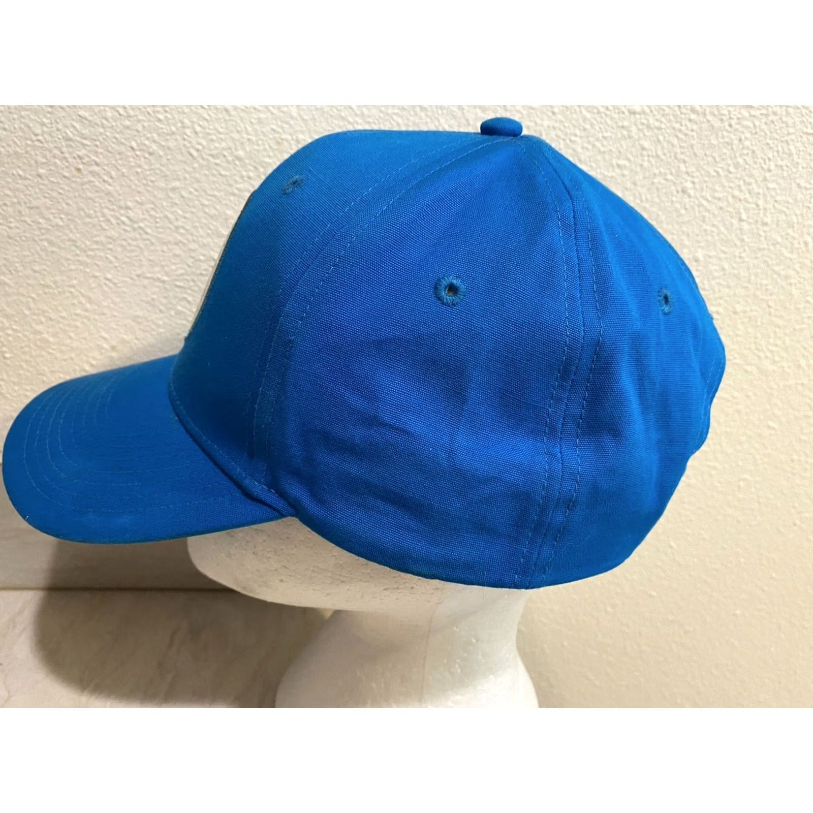 Patagonia VINTAGE? Rare Patagonia Trucker Hat Blue Unusual Collectible Adjustable Unisex Adults Blue Hat Size ONE SIZE - 3 Thumbnail