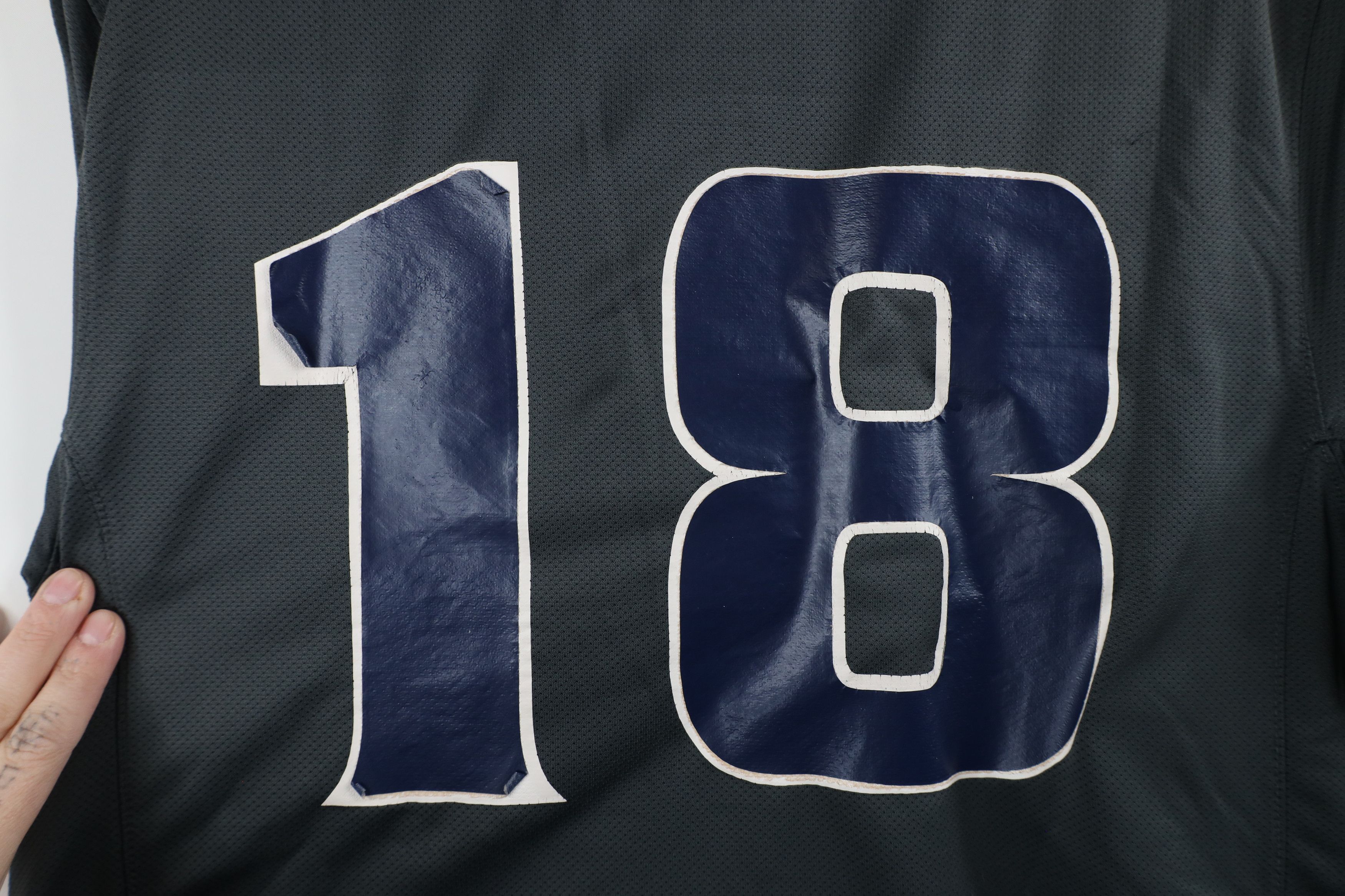 Nike × Vintage Nike Game Worn University of Toledo Soccer Jersey Gray #18 Size US S / EU 44-46 / 1 - 14 Thumbnail