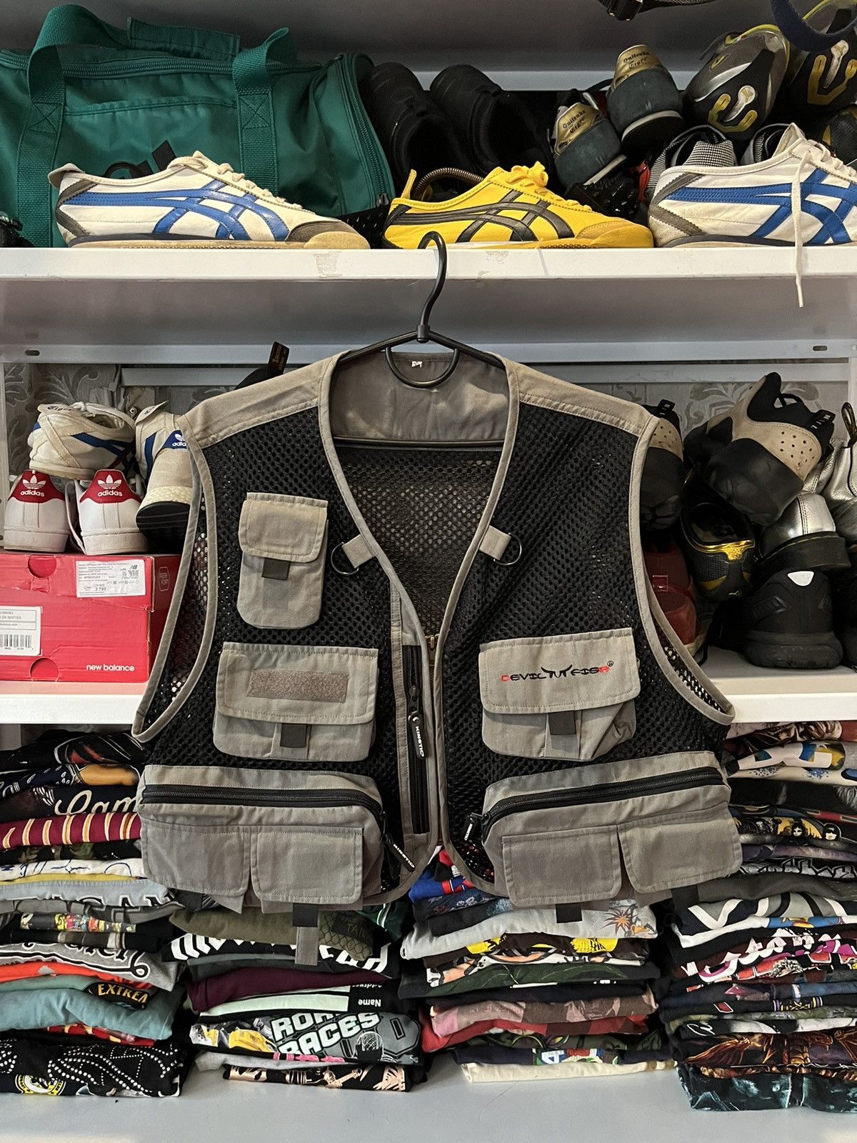 Japanese Brand Vintage Modular tech vest Multi pockets jacket Size US L / EU 52-54 / 3 - 1 Thumbnail