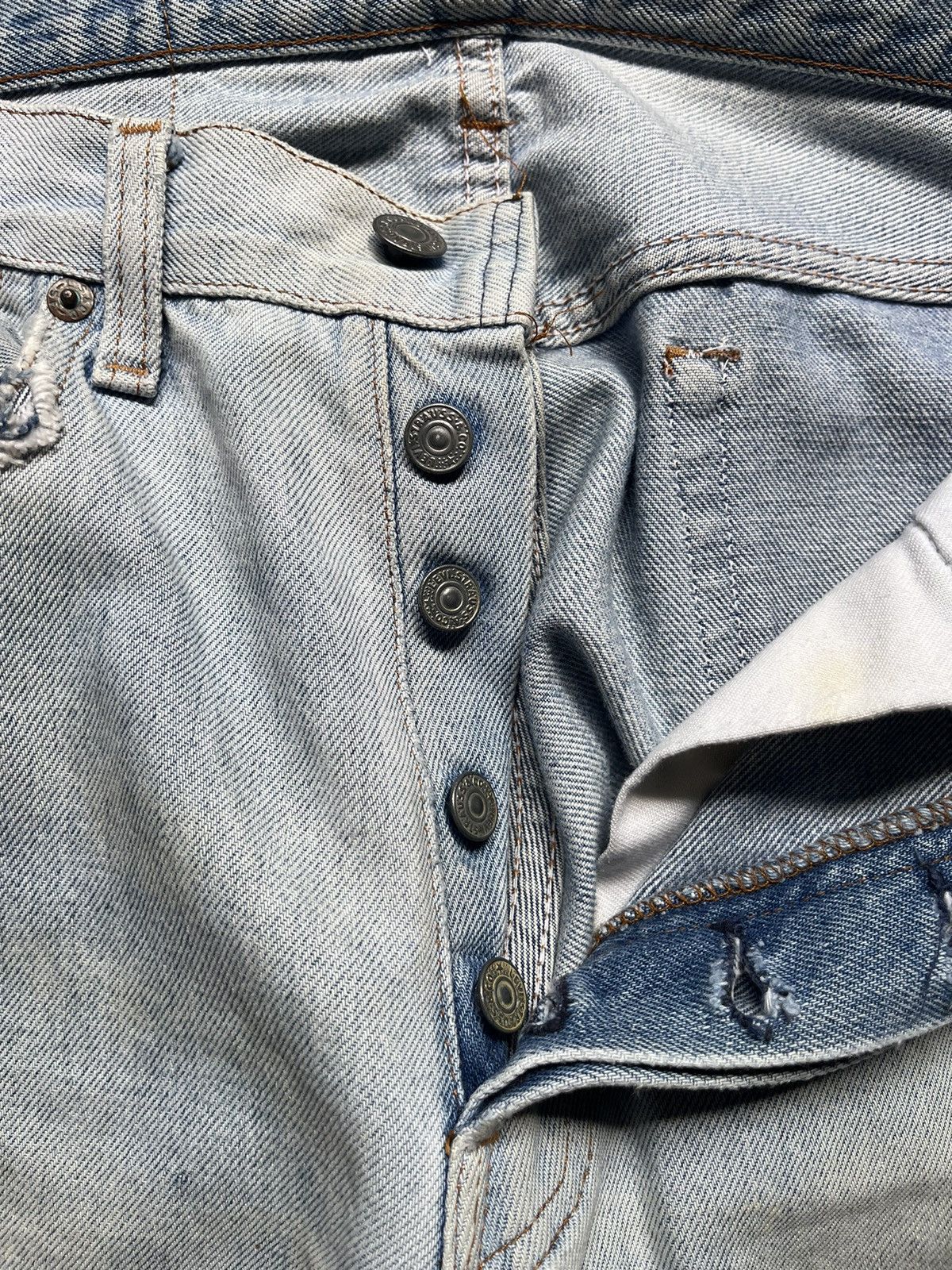 Levi's Levi's 501 Valencia 555 Distressed Jeans Size US 30 / EU 46 - 5 Thumbnail