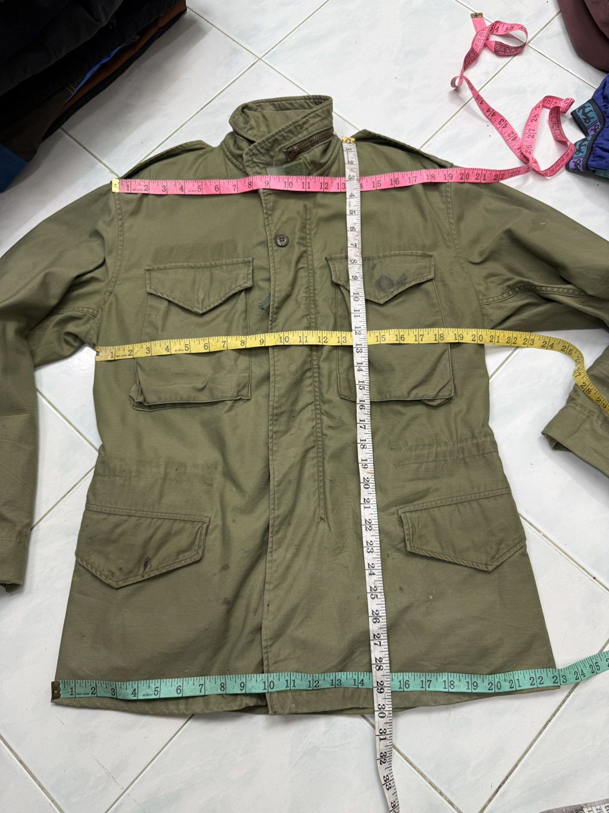 Vintage 🔥🔥🔥ARCHIVE VTG US ARMR M65 FIELD JACKET Size US S / EU 44-46 / 1 - 19 Thumbnail