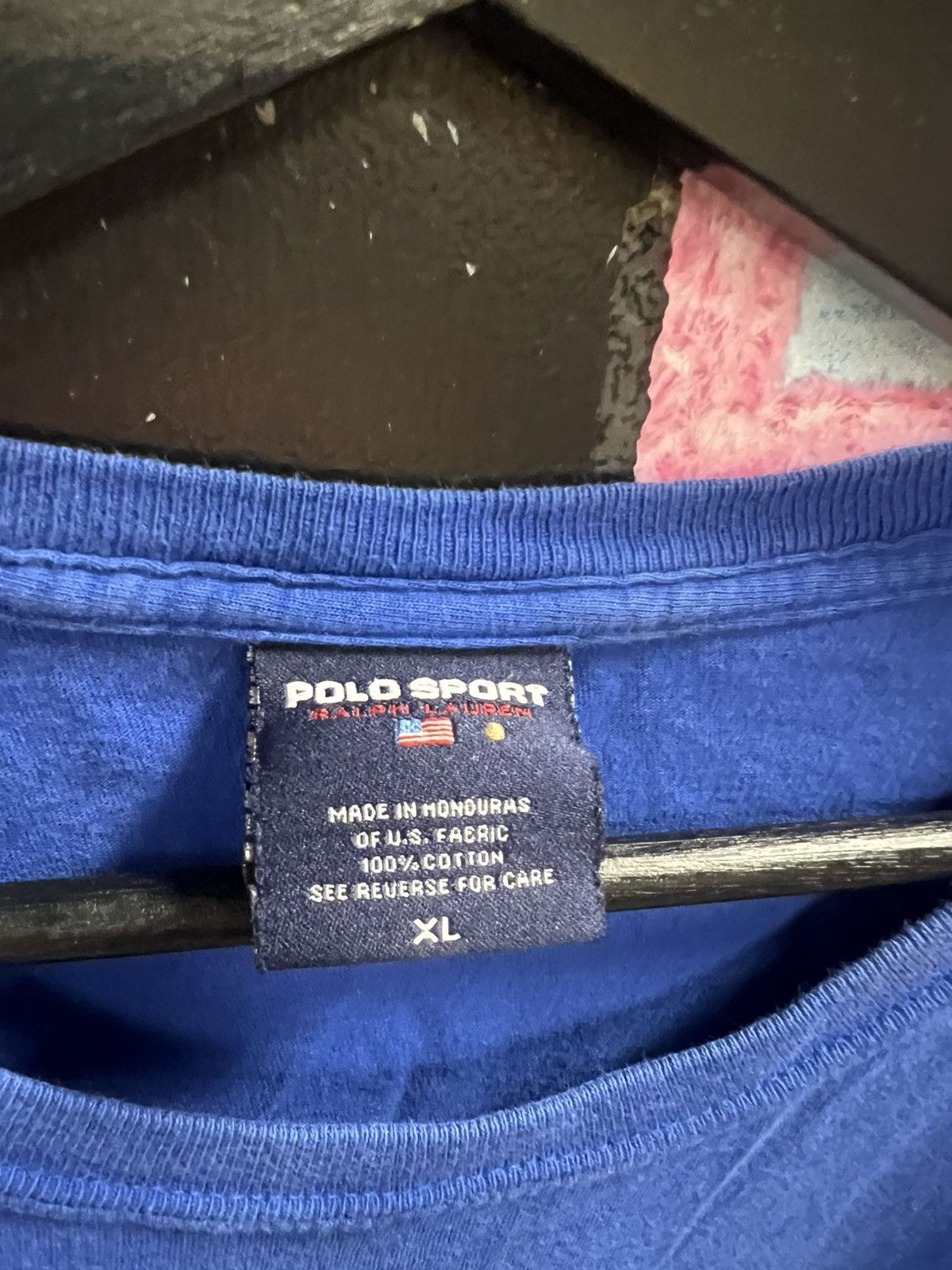Polo Ralph Lauren Vintage Polo Sport Ralph Lauren Shirt Size US XL / EU 56 / 4 - 2 Thumbnail