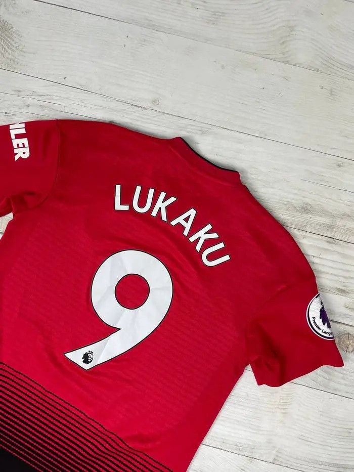Adidas Adidas Manchester United 2018 2019 Lukaku #9 Home Jersey Size US S / EU 44-46 / 1 - 16 Thumbnail
