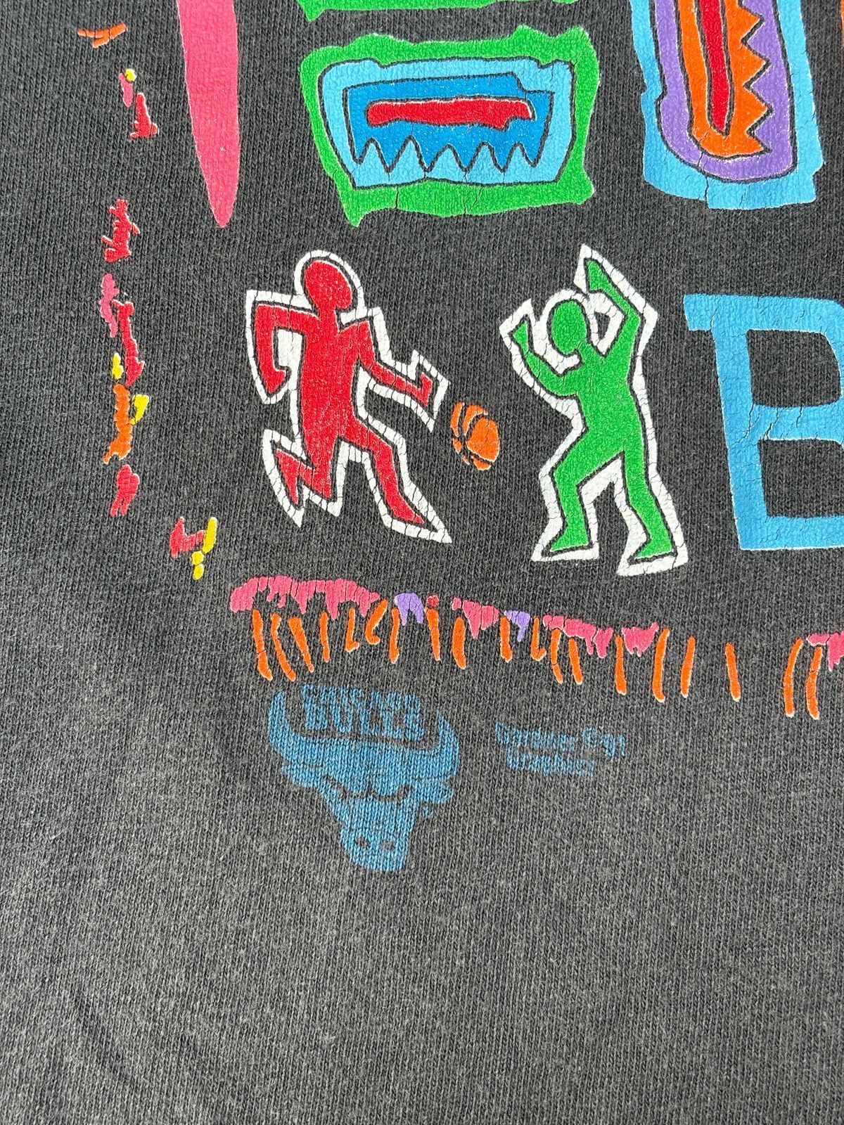 Keith Haring × NBA × Salem Sportswear Very Rare Killer 80s 90s Chicago Bulls Keith Haring Washed Size US L / EU 52-54 / 3 - 5 Thumbnail