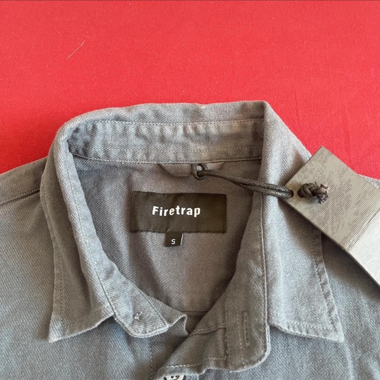 Firetrap Firetrap Tanner Shirt Dark Slate Men's Size S Grey New Size US S / EU 44-46 / 1 - 2 Thumbnail