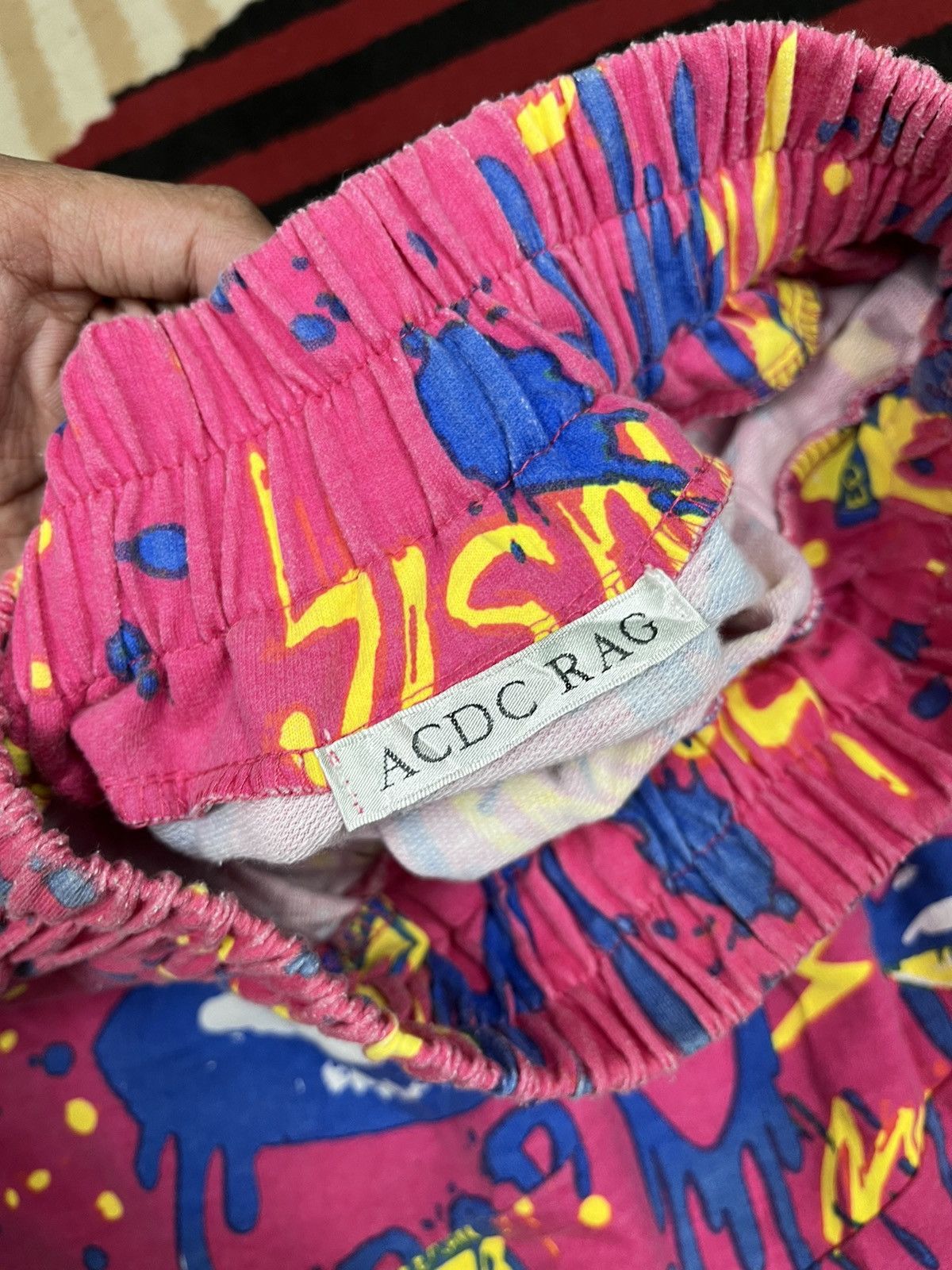 Japanese Brand Cropped Pants Full Print Y2k Style By ACDC Rag Size US 28 / EU 44 - 7 Thumbnail