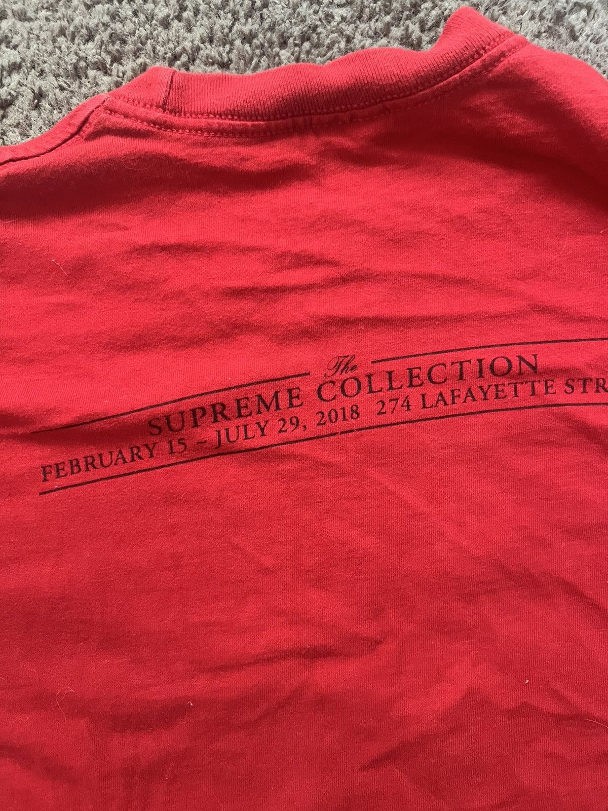 Supreme SS18 Red Cards Tee Size US M / EU 48-50 / 2 - 3 Thumbnail