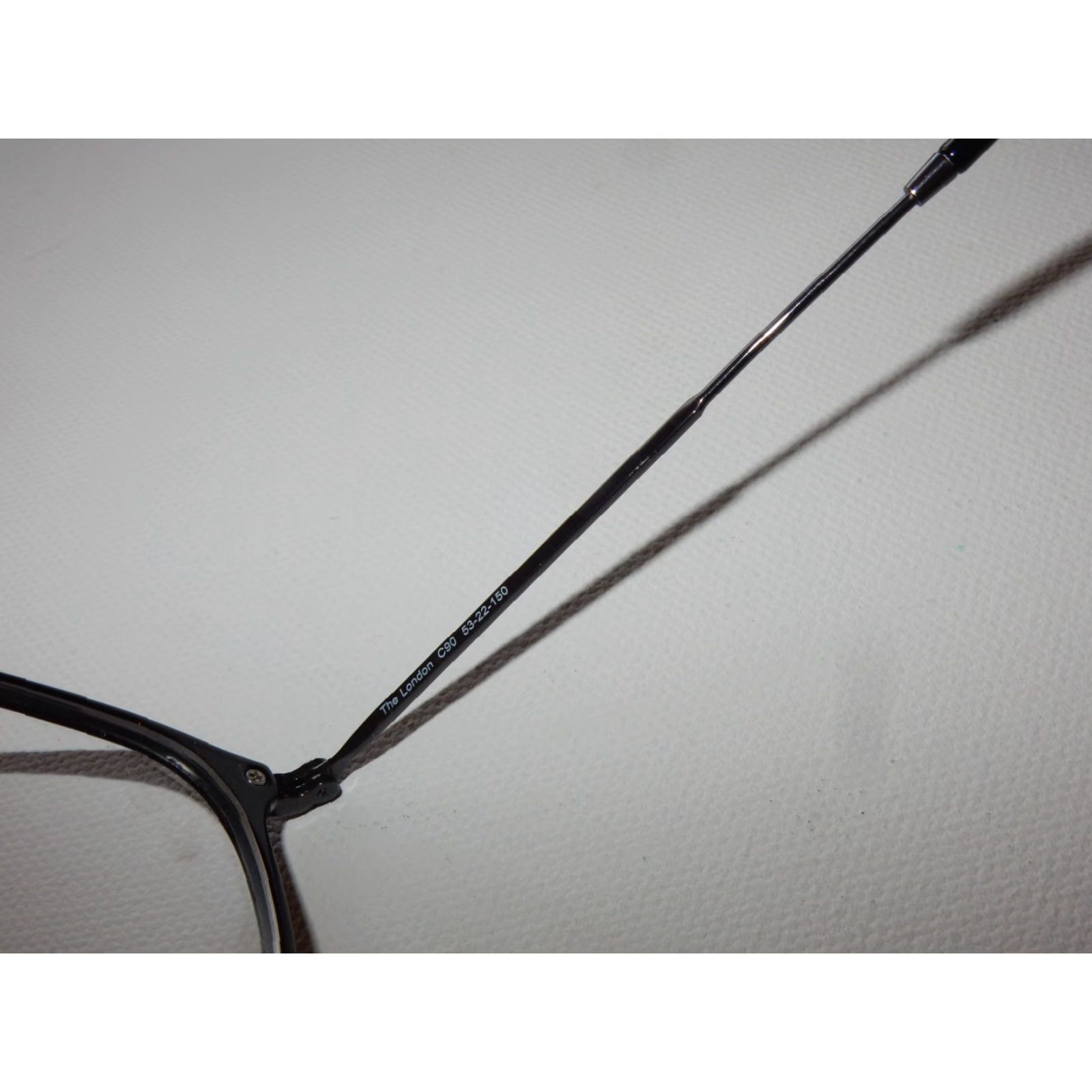 Vintage VINTAGE PRIVÉ REVAUX Sunglasses Frames Women Small Black & Chrome 53x22 150 The London C90 Size ONE SIZE - 4 Thumbnail
