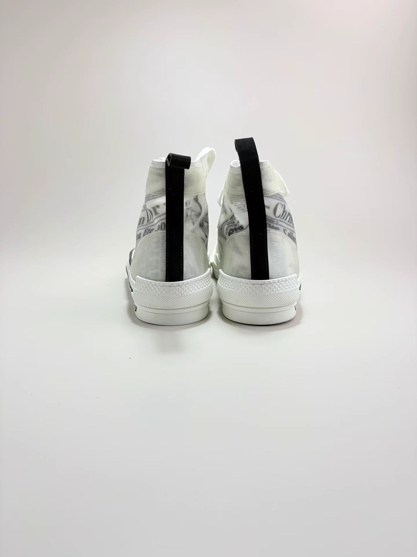 Dior DIOR B23 Newspaper High-Top Sneakers K1 Size US 7 / EU 40 - 3 Thumbnail