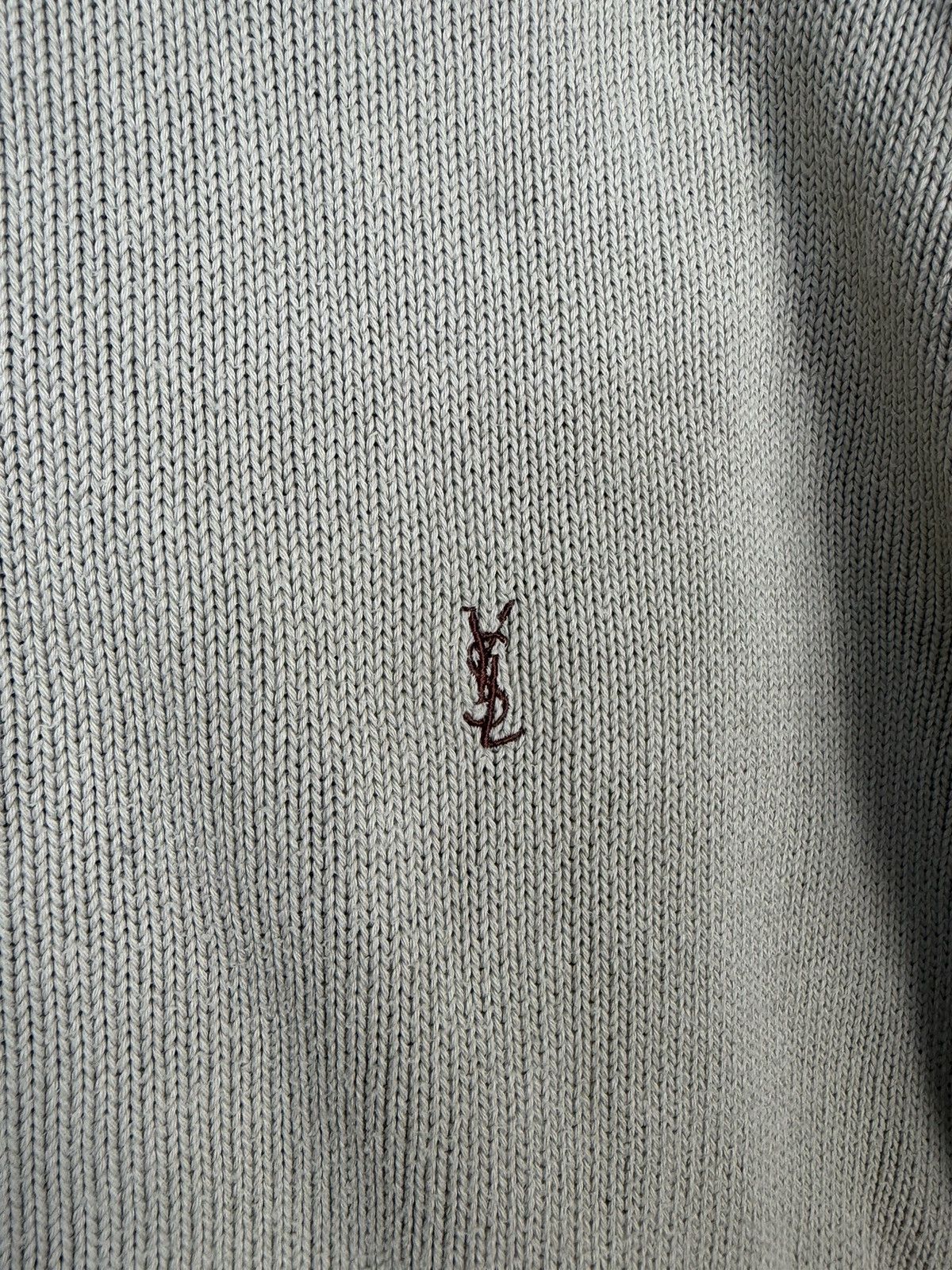 Yves Saint Laurent Yves Saint Laurent Small Logo Zipped Sweater Size US L / EU 52-54 / 3 - 2 Thumbnail
