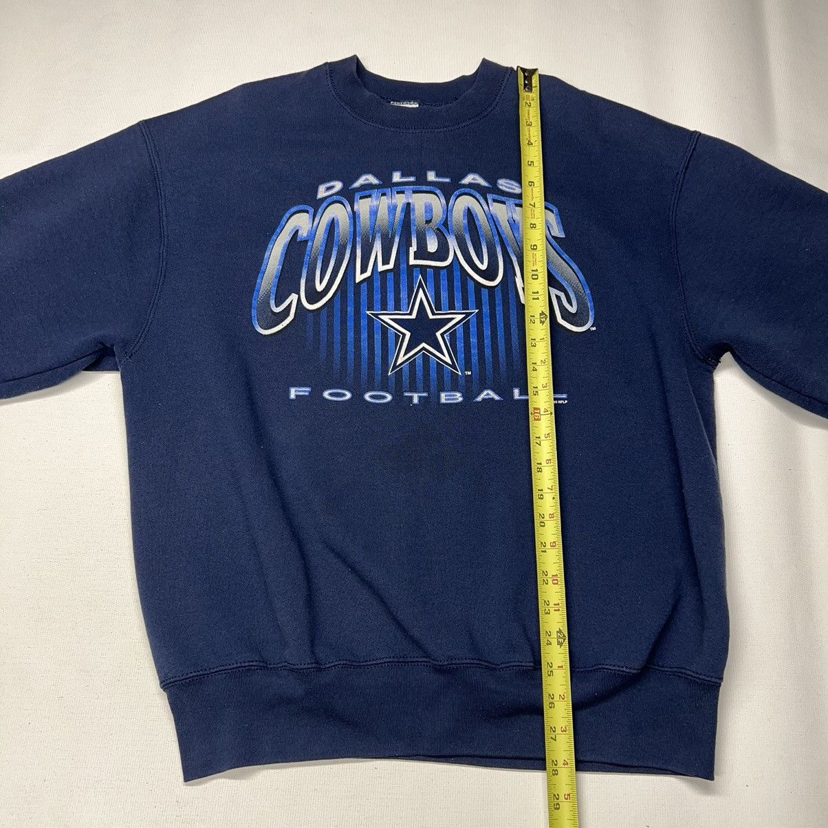 NFL × Vintage Vintage Dallas Cowboys Crewneck Blue Sweatshirt Football 90s Size US XL / EU 56 / 4 - 12 Thumbnail