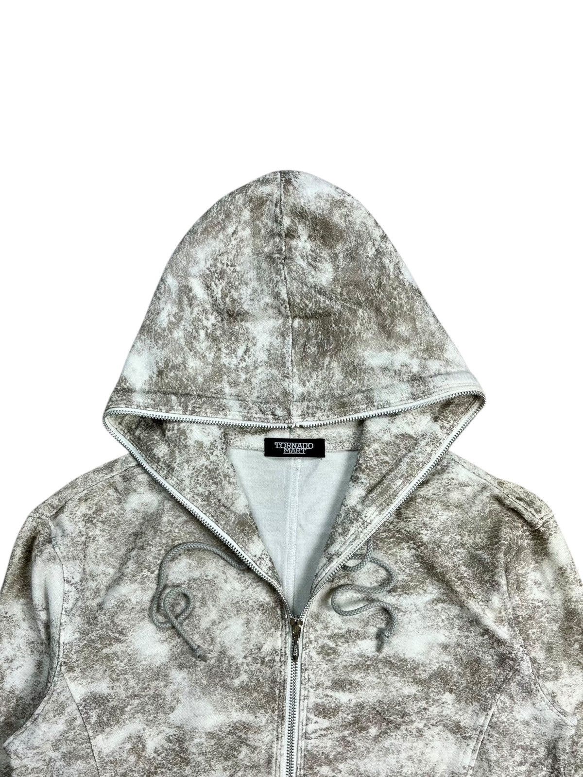 If Six Was Nine 2000s Tornado Mart - GIMP Mud Wash Zip Hoodie Size US M / EU 48-50 / 2 - 6 Thumbnail