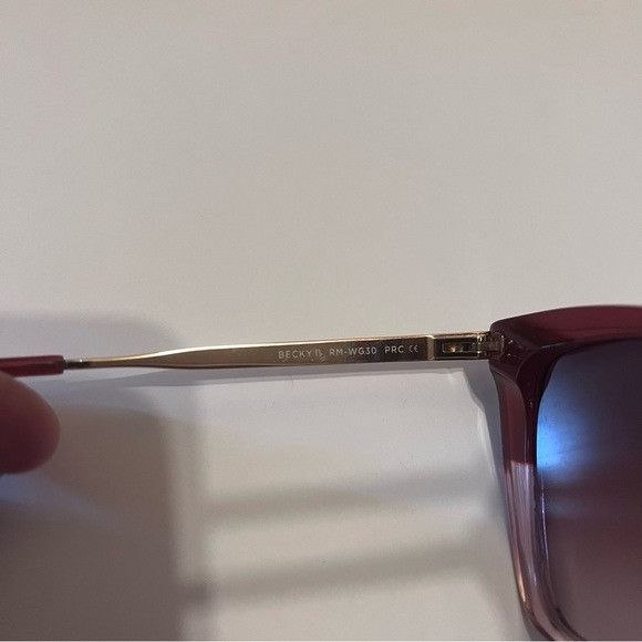 Other Diff Becky ll VC-BG30 red ombre gold metallic sunglasses bur Size ONE SIZE - 6 Thumbnail