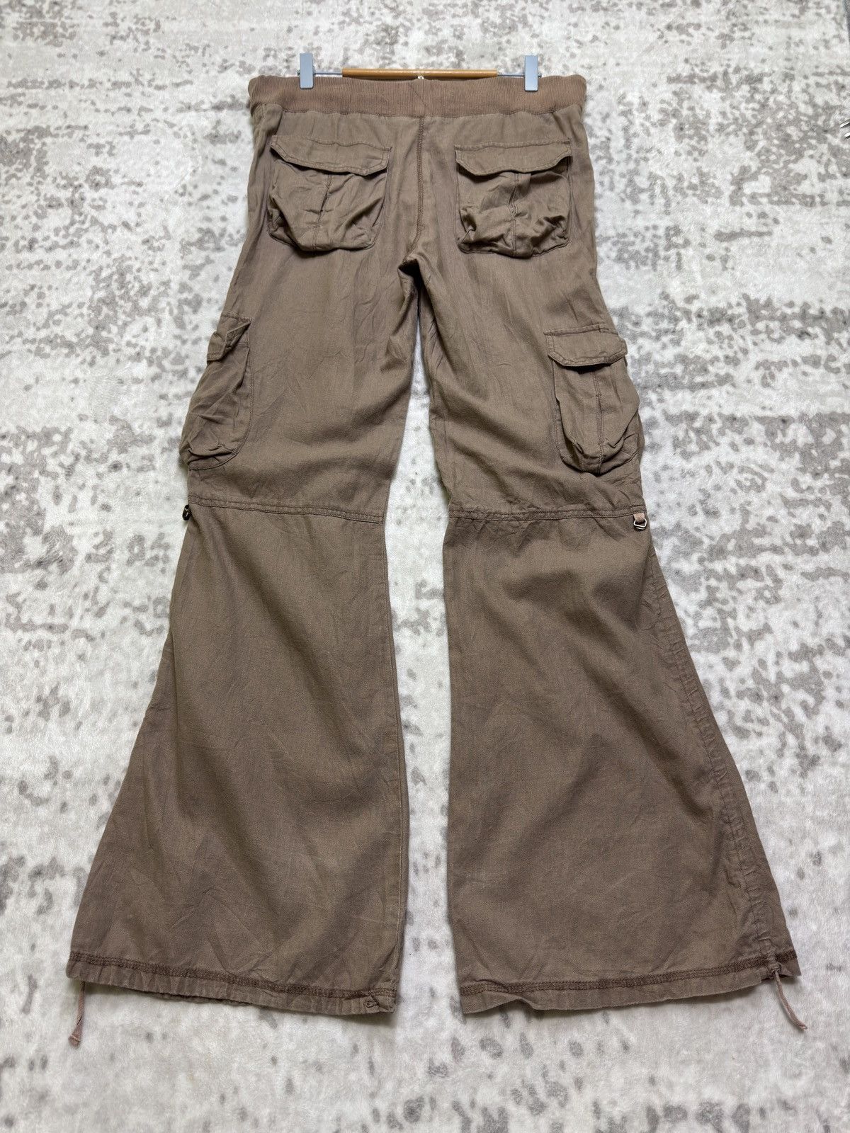 GOA G.O.A Japan Iconic 3D fringe Pocket Flare Distressed pants Size US 34 / EU 50 - 2 Thumbnail