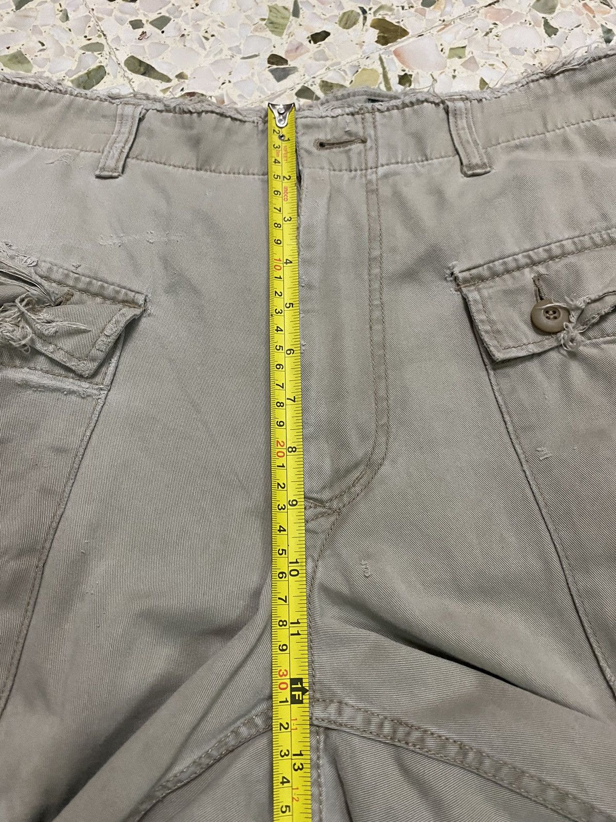 Japanese Brand Oshkosh Cargo Monkeypants Distressed Size US 31 - 12 Thumbnail