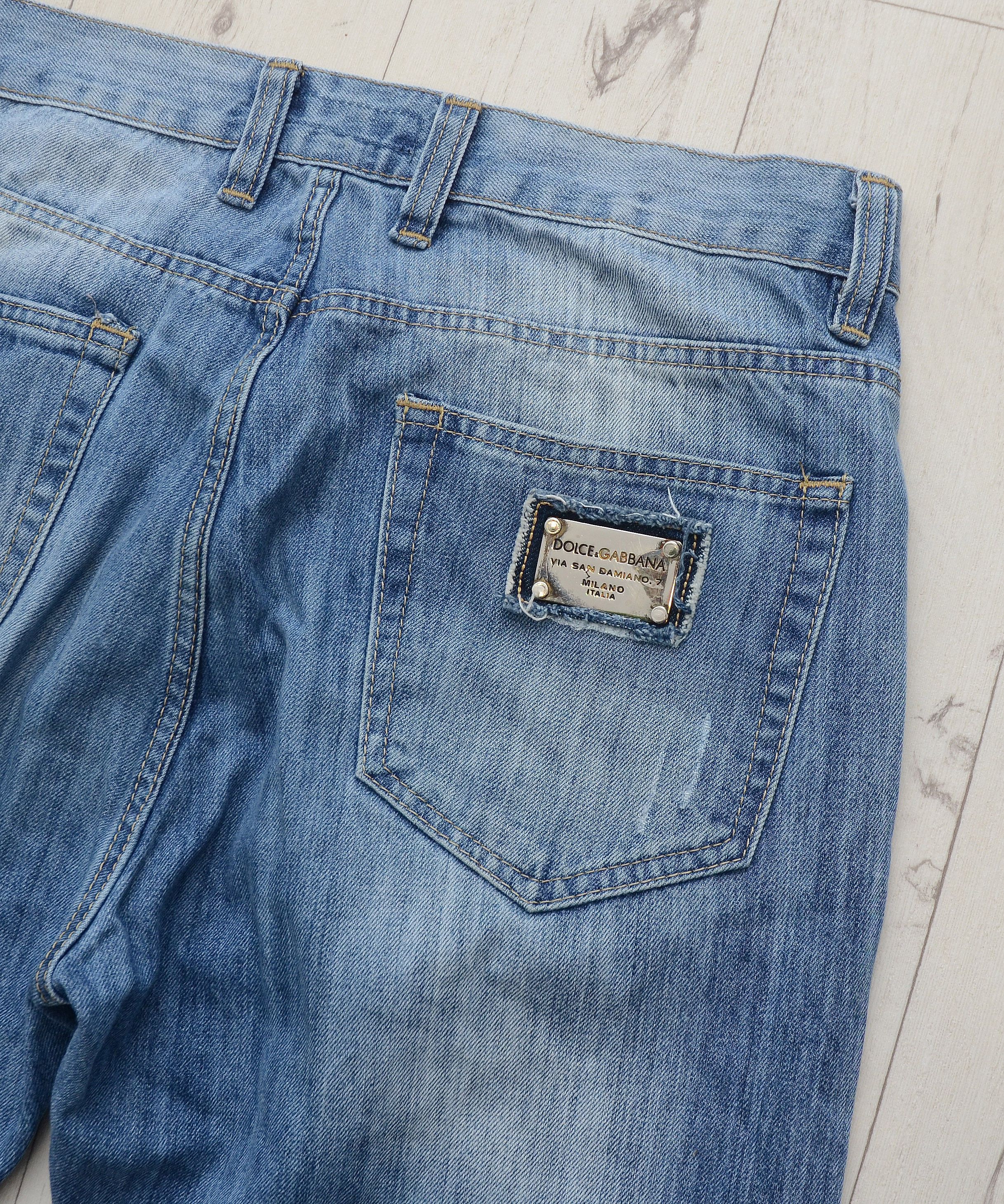Dolce & Gabbana × Vintage Vintage Dolce & Gabbana 14 Distressed Denim Jeans Size US 34 / EU 50 - 11 Thumbnail