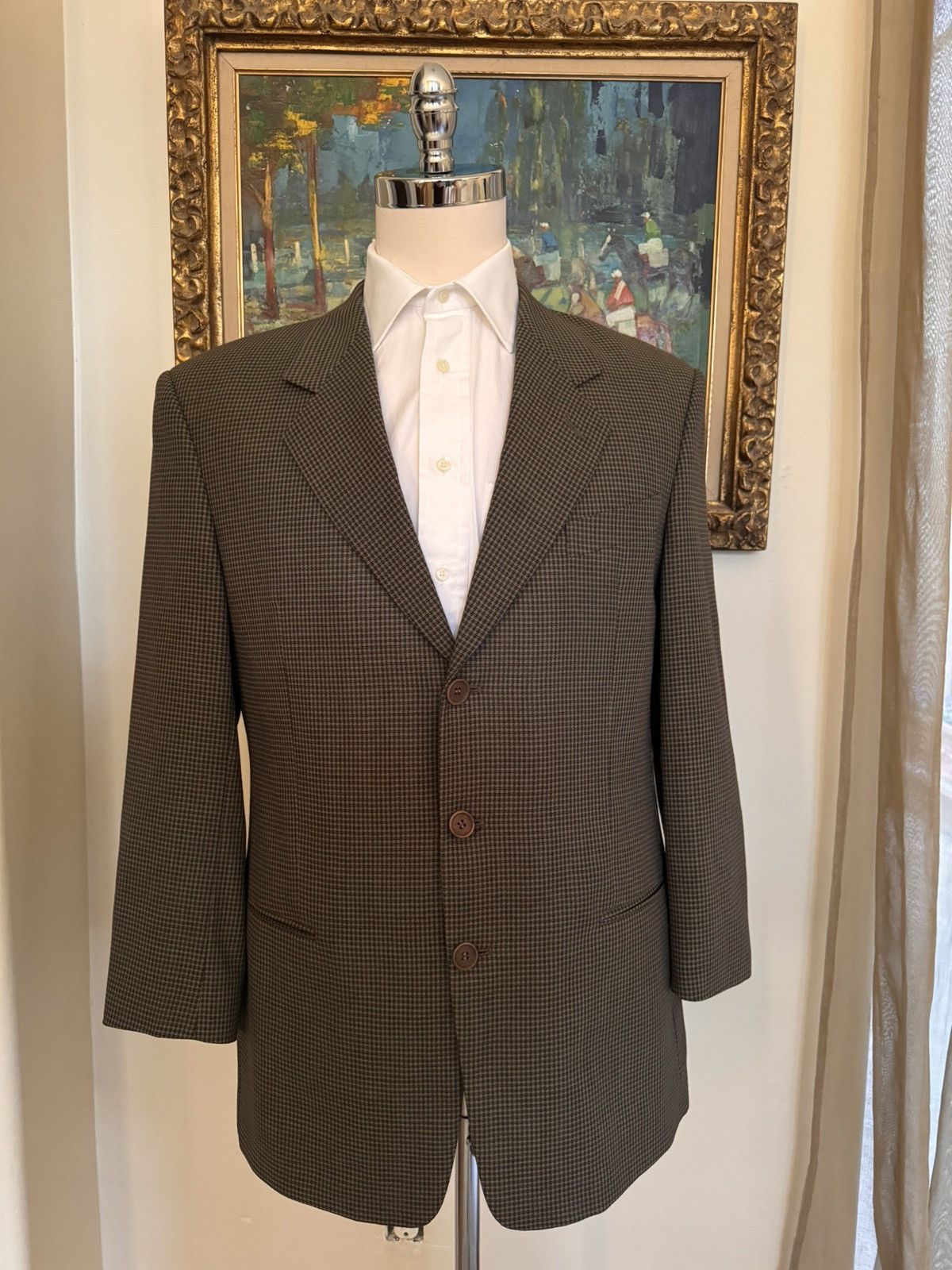 MANI BY GIORGIO ARMANI Made In Italy 3 Button Jacket 42R