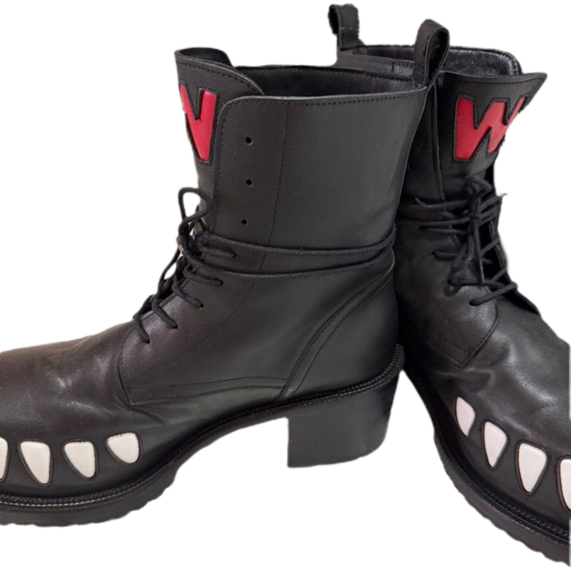 Walter Van Beirendonck AW22 Hyper Bear Teeth Boots Size US 11.5 / EU 44-45 - 2 Thumbnail