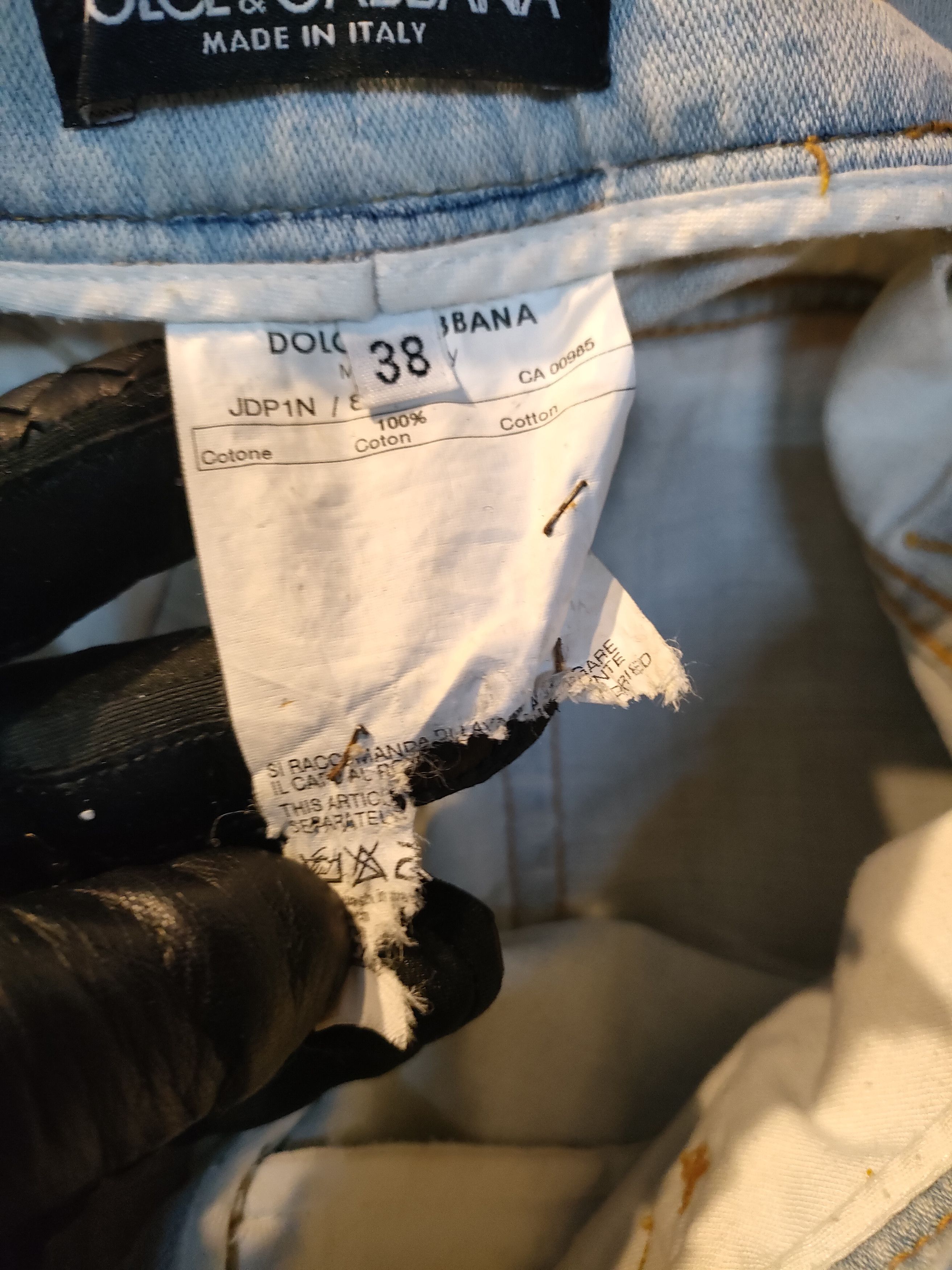 Dolce & Gabbana × If Six Was Nine Dolce & Gabbana Distressed Hype Luxury Jeans Size US 29 - 7 Thumbnail