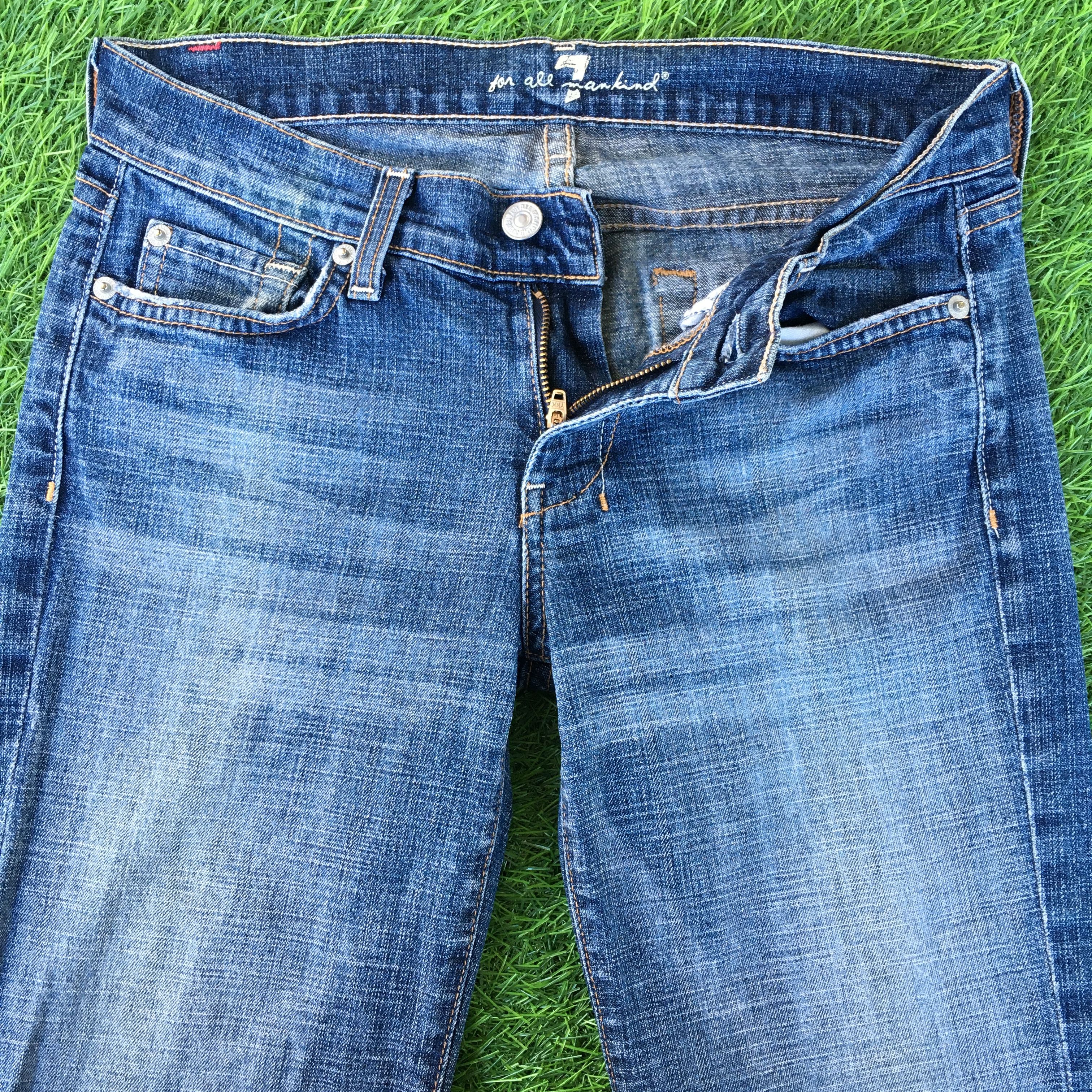 Designer Y2K Low Rise Distressed Flare Jeans D-1052 Size 26" / US 2 / IT 38 - 3 Thumbnail