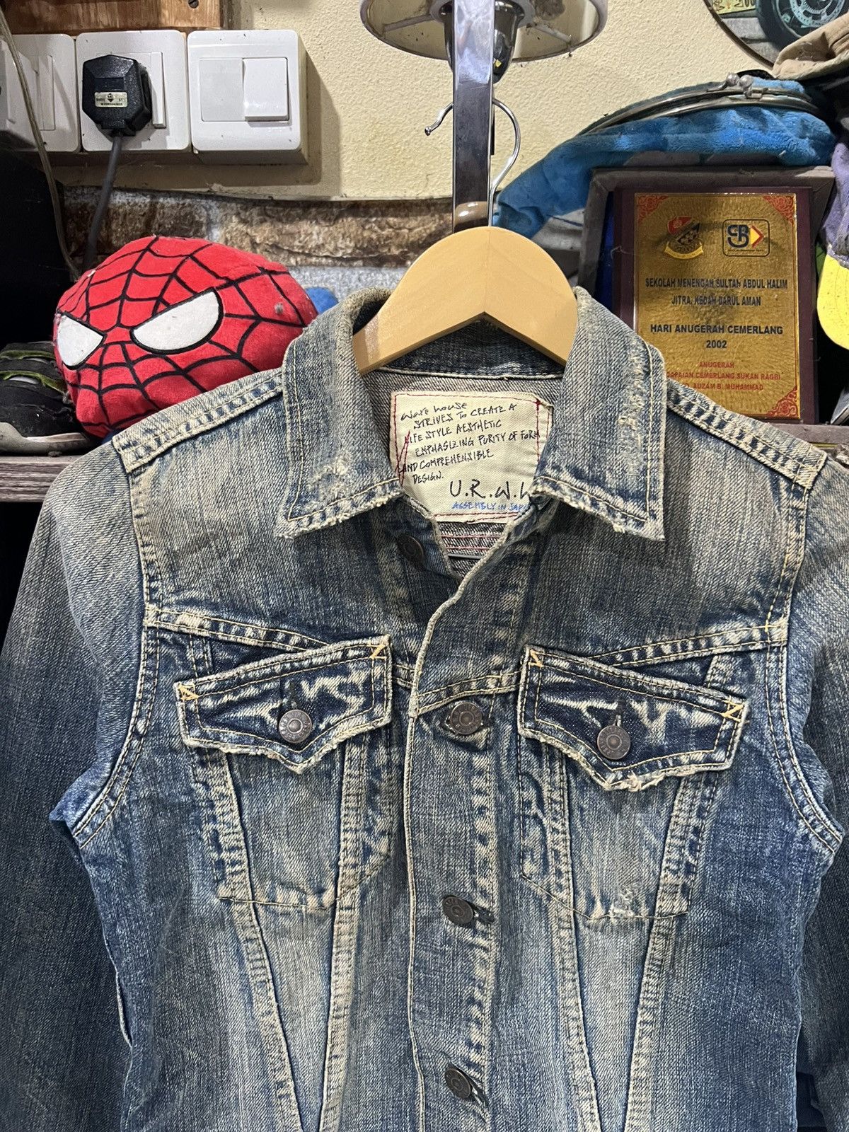 URBAN RESEARCH DOORS 🔥Urban Research Distressed Denim Jacket Size XS / US 0-2 / IT 36-38 - 3 Thumbnail