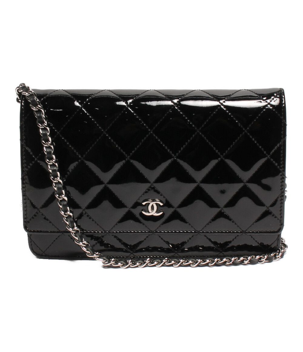 Chanel Silver New Line Wallet on Chain Bag Woc 2ccs114