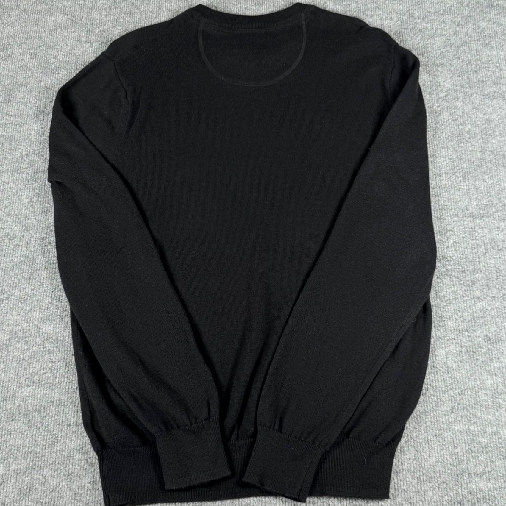 Vintage Cambridge Professor Sweater Elbow Patch V Neck Large Acadamia Classic Dad Preppy Black Knit Size US L / EU 52-54 / 3 - 4 Thumbnail