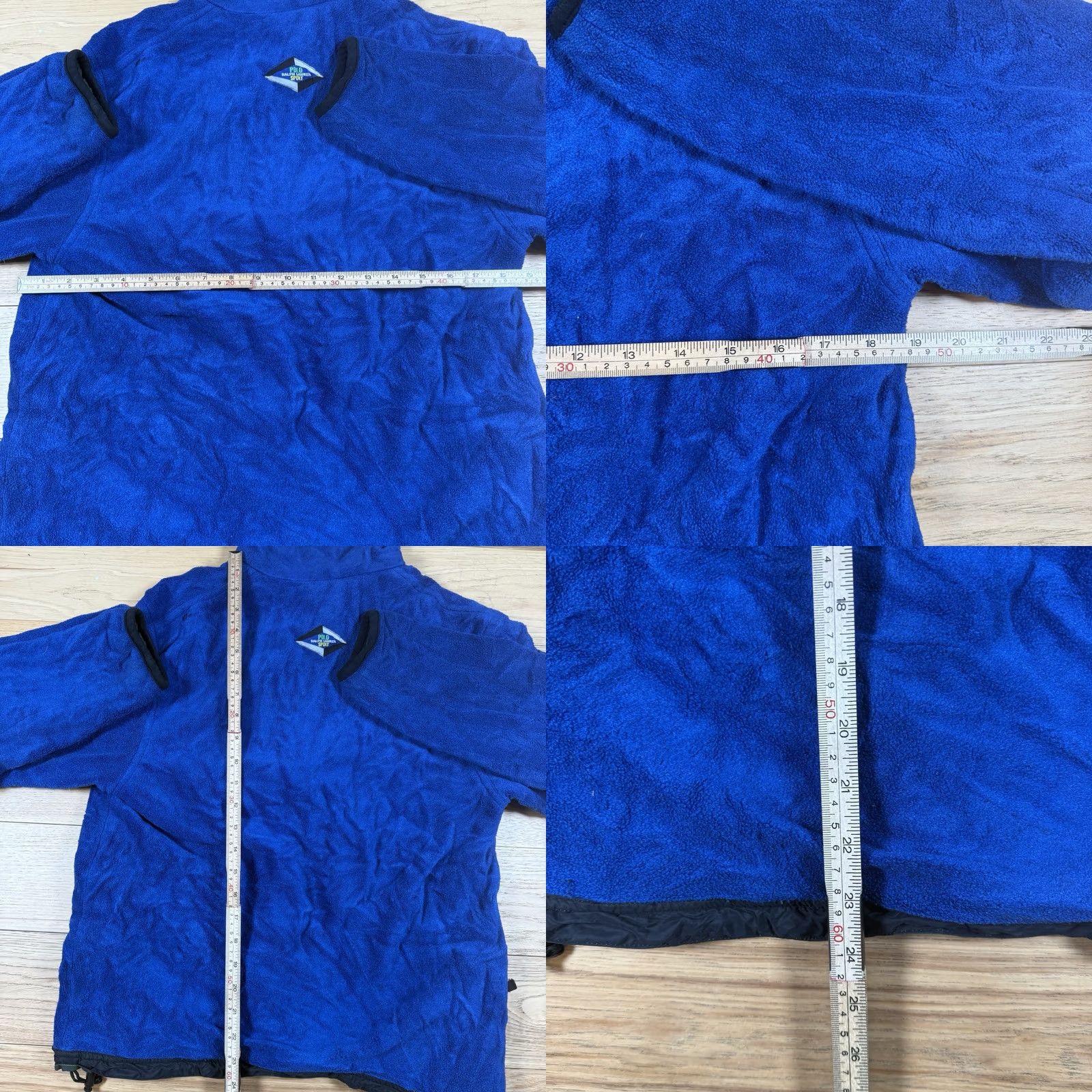 Polo Ralph Lauren VINTAGE Polo Ralph Lauren Sweatshirt Full Zip Shirt Men M Blue Fleece Sports Polo Ralph Lauren Blue Full Zip Mens Medium Sports Fleece Sweatshirt Size US M / EU 48-50 / 2 - 8 Thumbnail