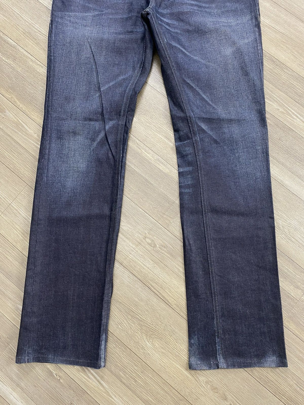 Tornado Mart 2000s Tornado Mart Waxed Clawmark Distressed Flared Jeans Size US 34 / EU 50 - 5 Thumbnail
