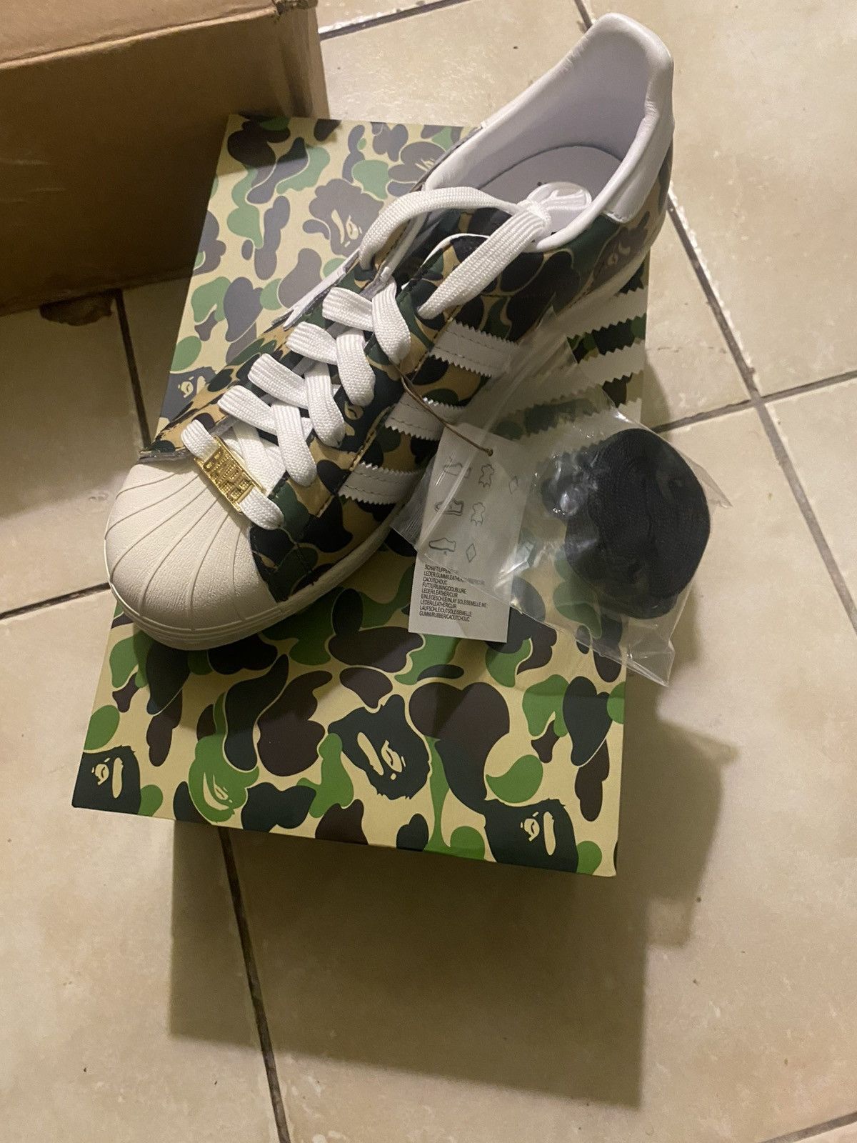 Adidas × Bape adidas Superstar Size US 7 / EU 40 - 1 Thumbnail