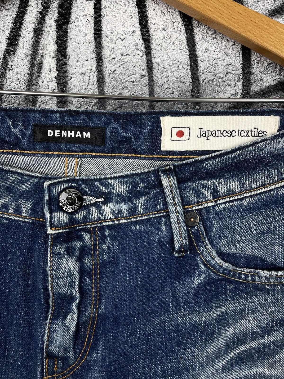 DENHAM × Japanese Brand Denham Maren Boyfriend Fit Jeans Japanese Textiles Size 31" - 6 Thumbnail