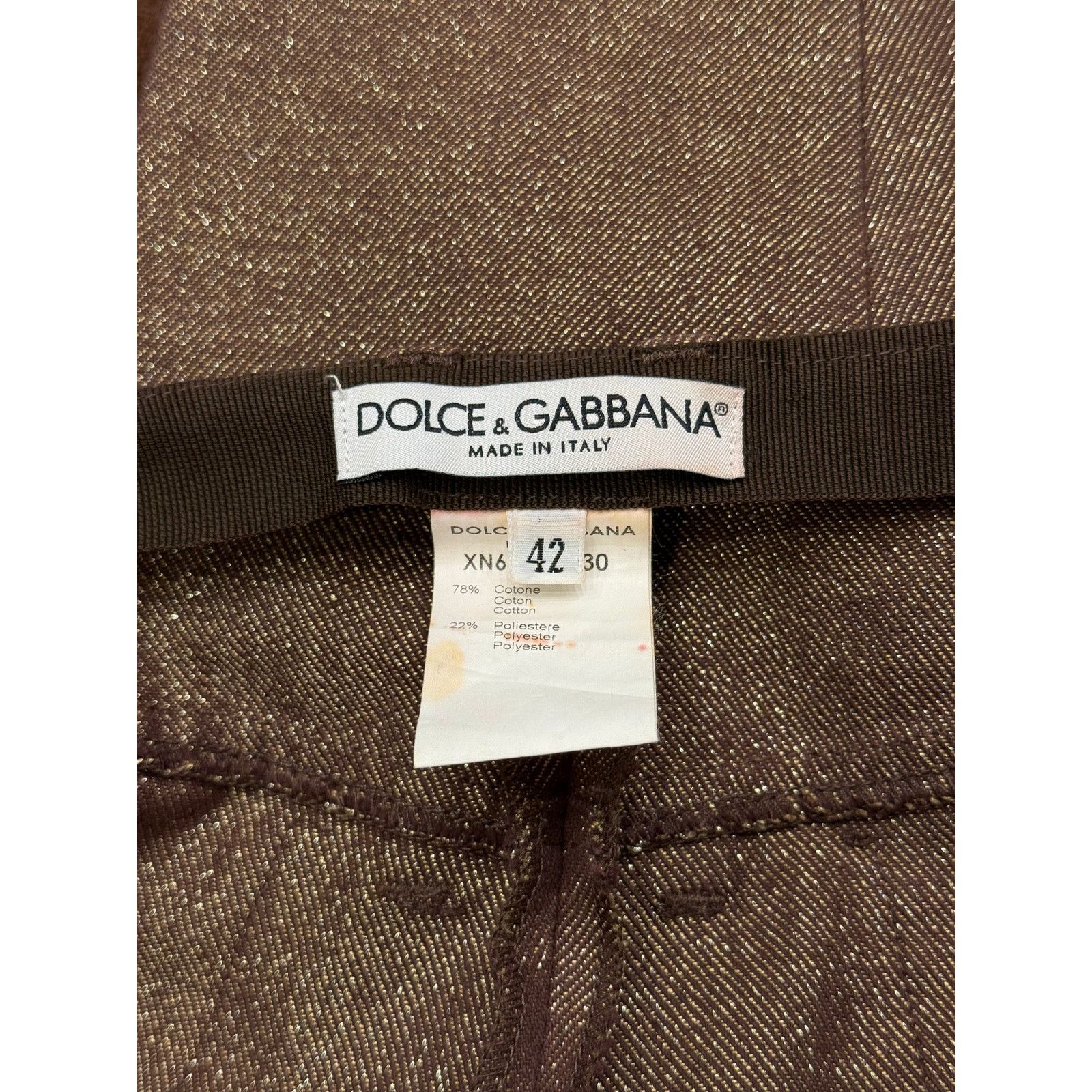 Dolce & Gabbana 2001 Dolce & Gabbana low rise tailored pants Size 28" / US 6 / IT 42 - 7 Thumbnail