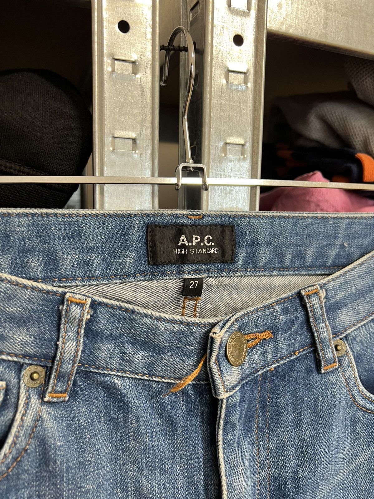 A.P.C. × Vintage Vintage A.P.C High Standard Blue Jeans Size 27 Size 27" / US 4 / IT 40 - 3 Thumbnail